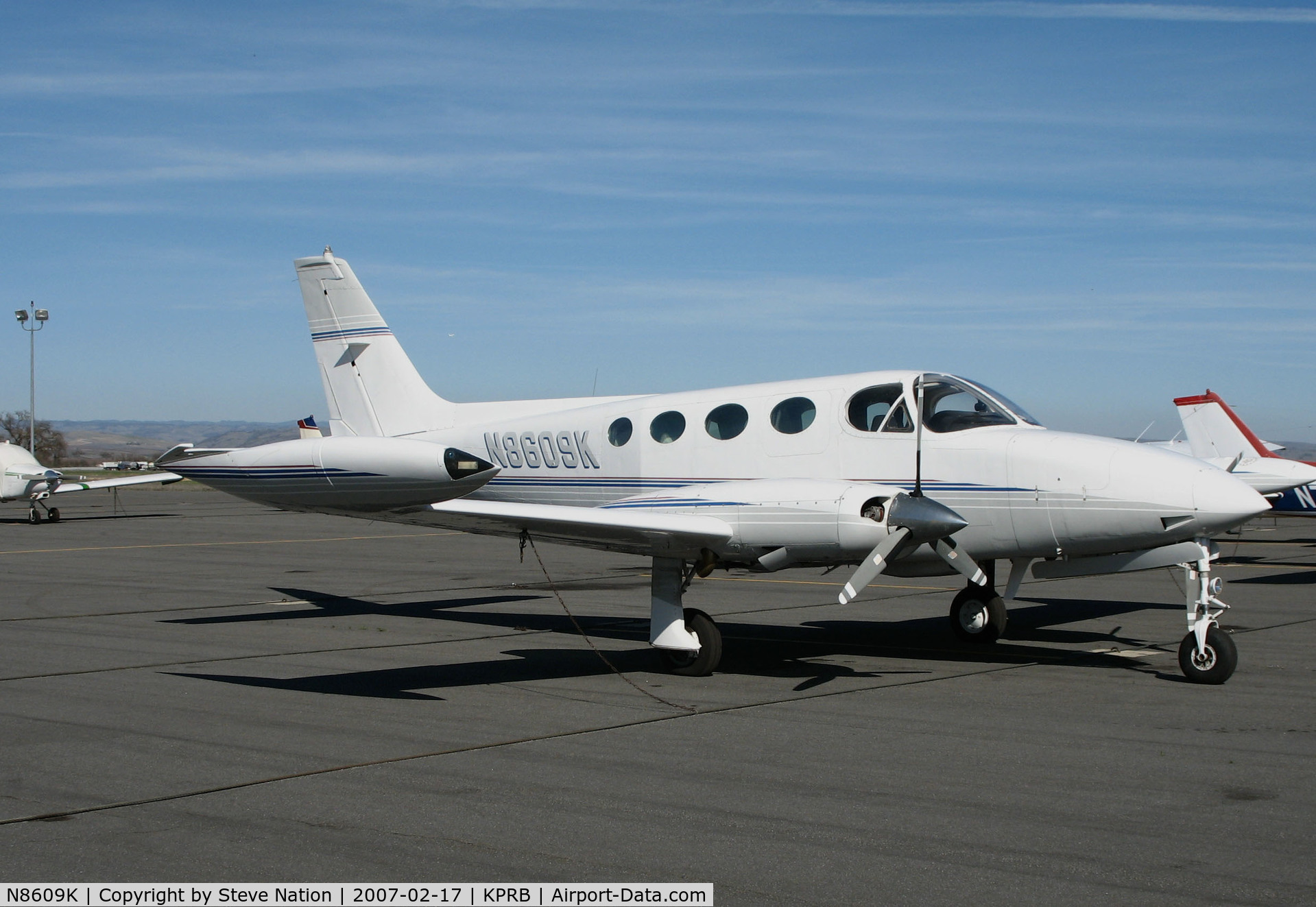 N8609K, 1978 Cessna 340A C/N 340A0558, Southern California-based 1978 Cessna 340A @ Paso Robles Municipal Airport, CA