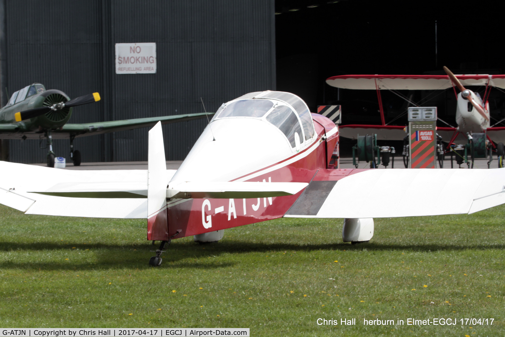 G-ATJN, 1958 Jodel D-119 C/N 863, at Sherburn in Elmet