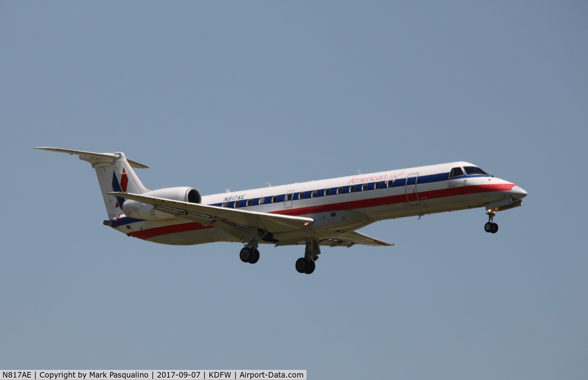 N817AE, 2002 Embraer ERJ-140LR (EMB-135KL) C/N 145554, EMB-135KL