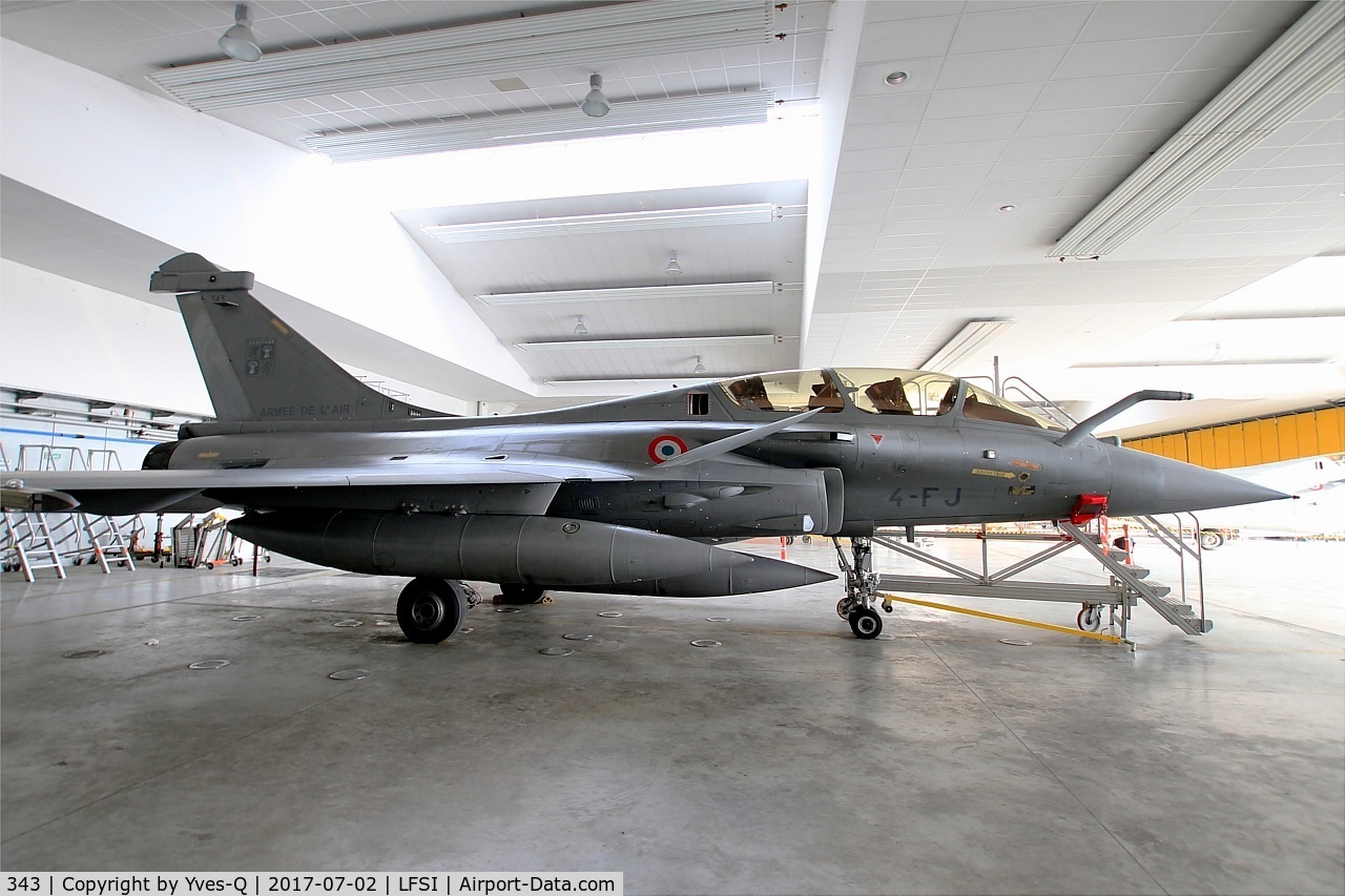 343, Dassault Rafale B C/N 343, Dassault Rafale B, Static display, St Dizier-Robinson Air Base 113 (LFSI) Open day 2017