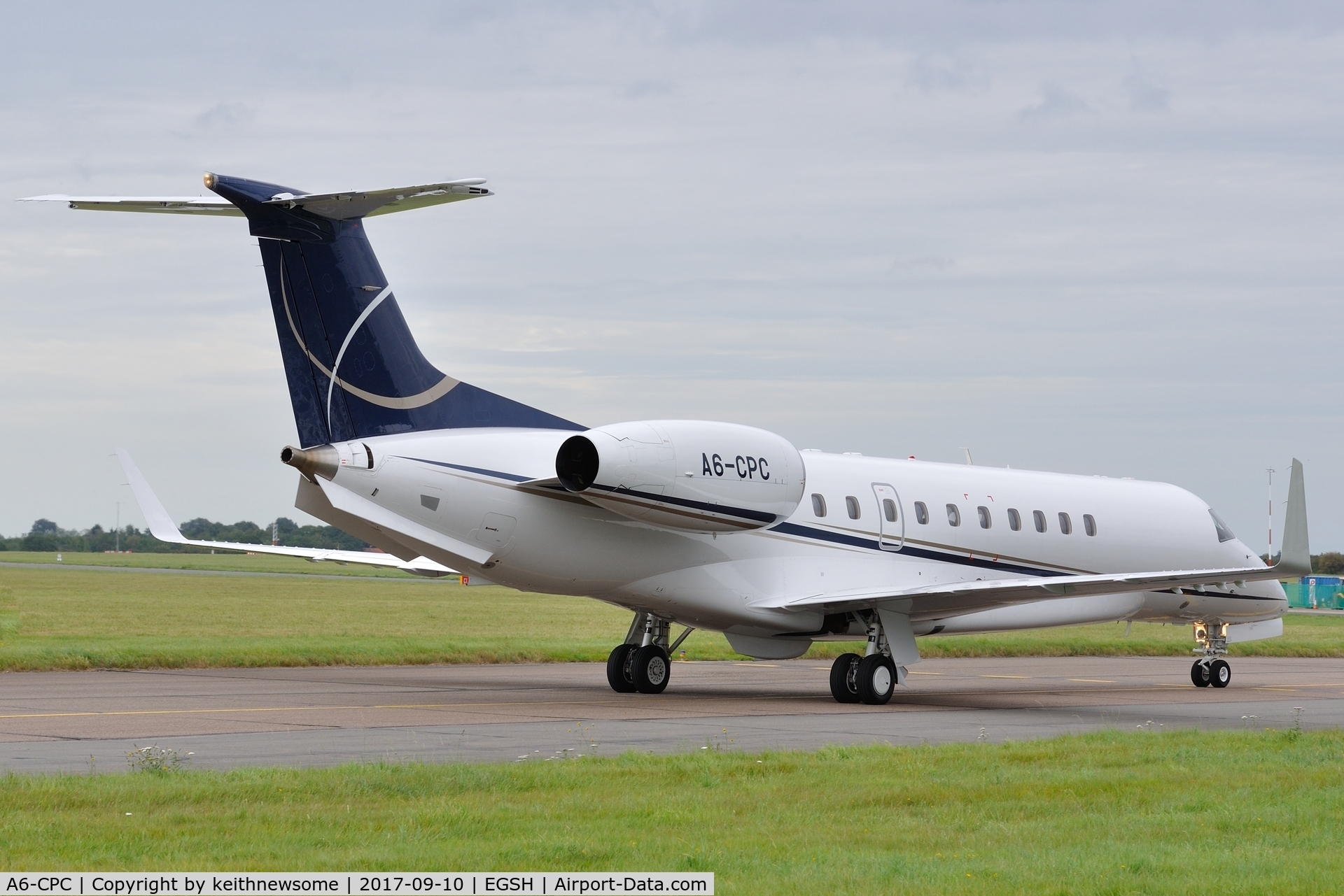 A6-CPC, 2006 Embraer EMB-135BJ Legacy 600 C/N 14500960, Arriving for paintwork.