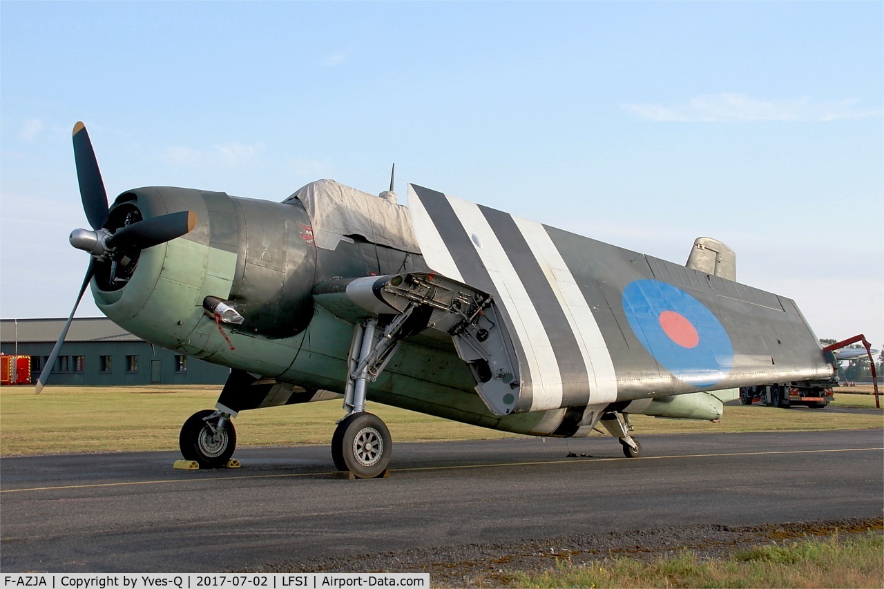 F-AZJA, Grumman TBM-3E Avenger C/N 2688, Grumman TBM-3E Avenger, Static display, St Dizier-Robinson Air Base 113 (LFSI) Open day 2017