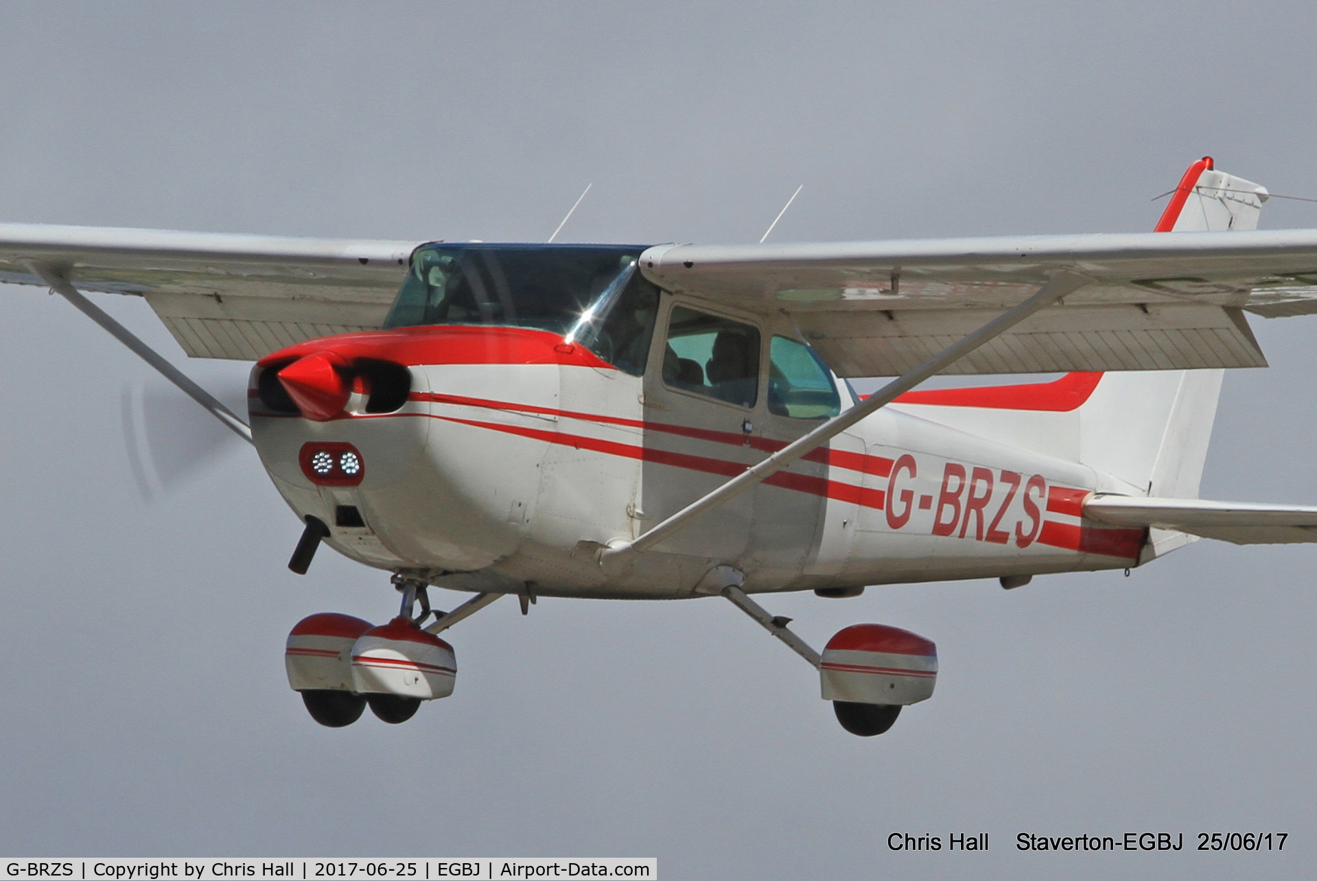 G-BRZS, 1981 Cessna 172P C/N 172-75004, Project Propeller at Staverton