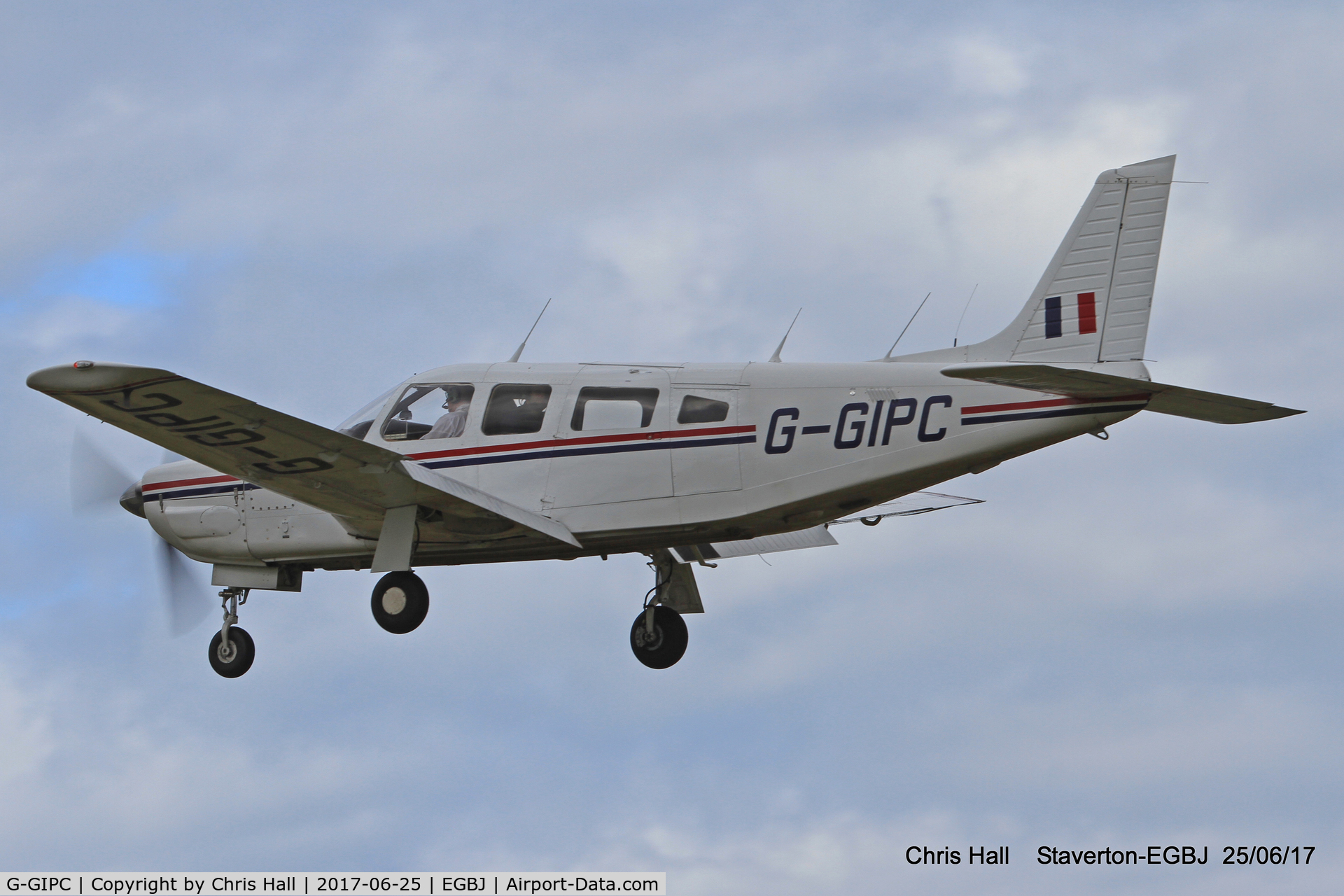 G-GIPC, 1982 Piper PA-32R-301 Saratoga SP C/N 32R-8313005, Project Propeller at Staverton