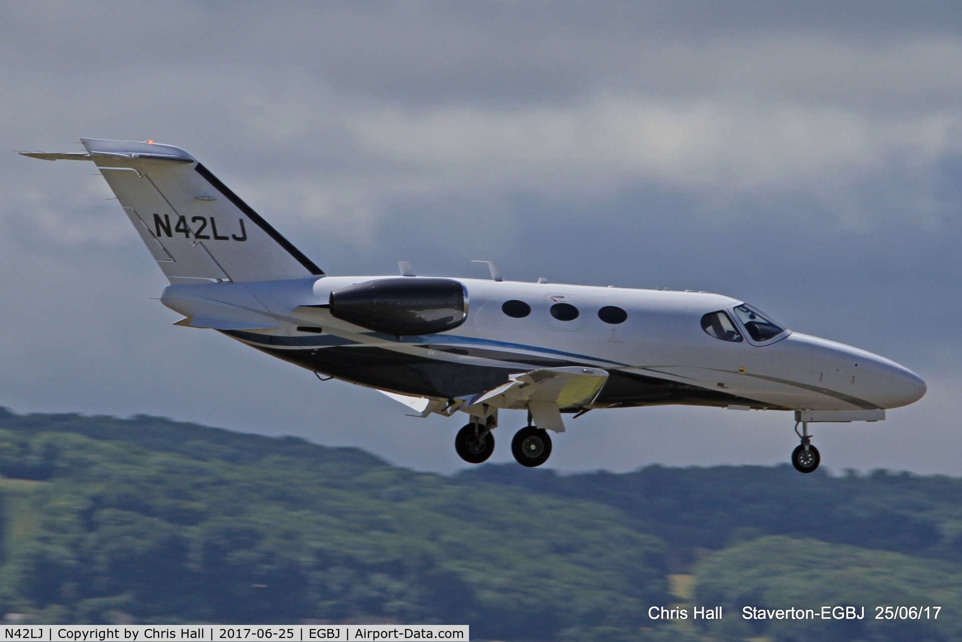 N42LJ, 2015 Cessna 510 Citation Mustang Citation Mustang C/N 510-0462, Project Propeller at Staverton