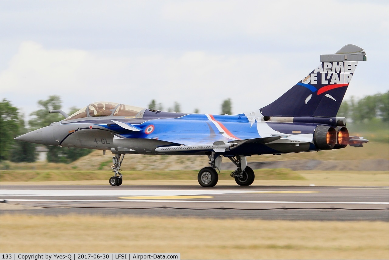 133, Dassault Rafale C C/N 133, Dassault Rafale C, Take off rwy 29, St Dizier-Robinson Air Base 113 (LFSI) Open day 2017