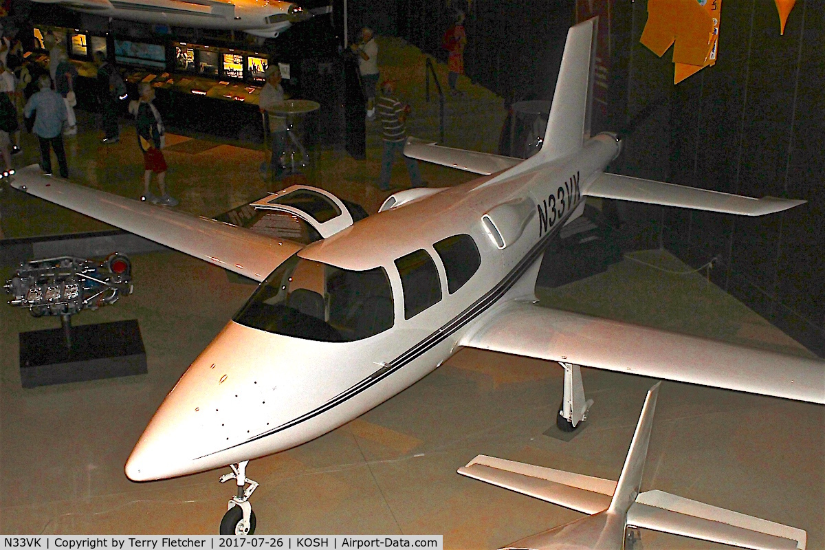 N33VK, 1991 Cirrus VK30 C/N 005, At EAA Museum