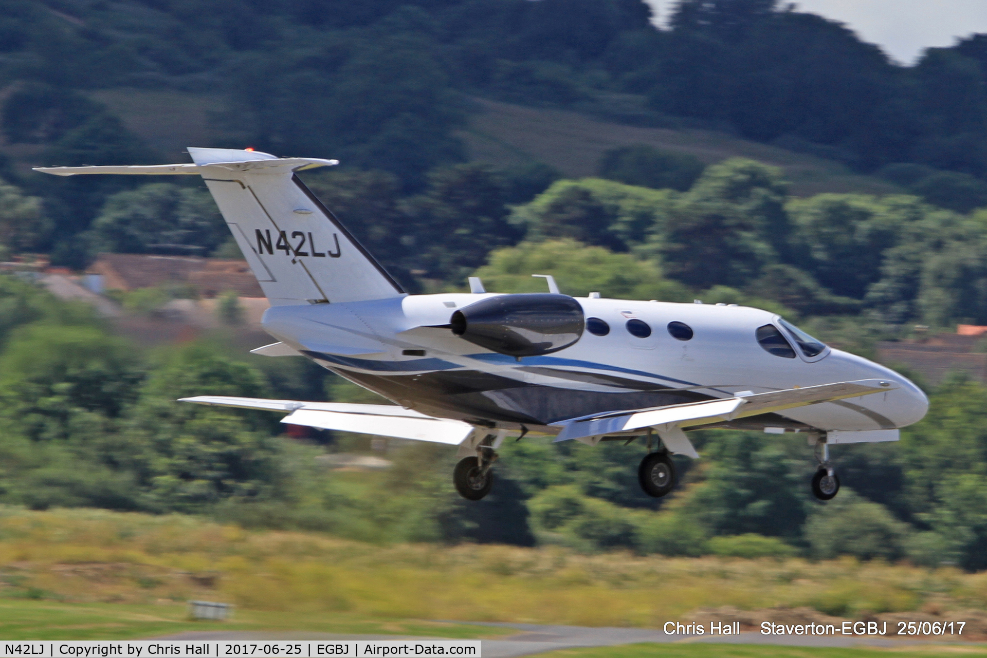 N42LJ, 2015 Cessna 510 Citation Mustang Citation Mustang C/N 510-0462, Project Propeller at Staverton