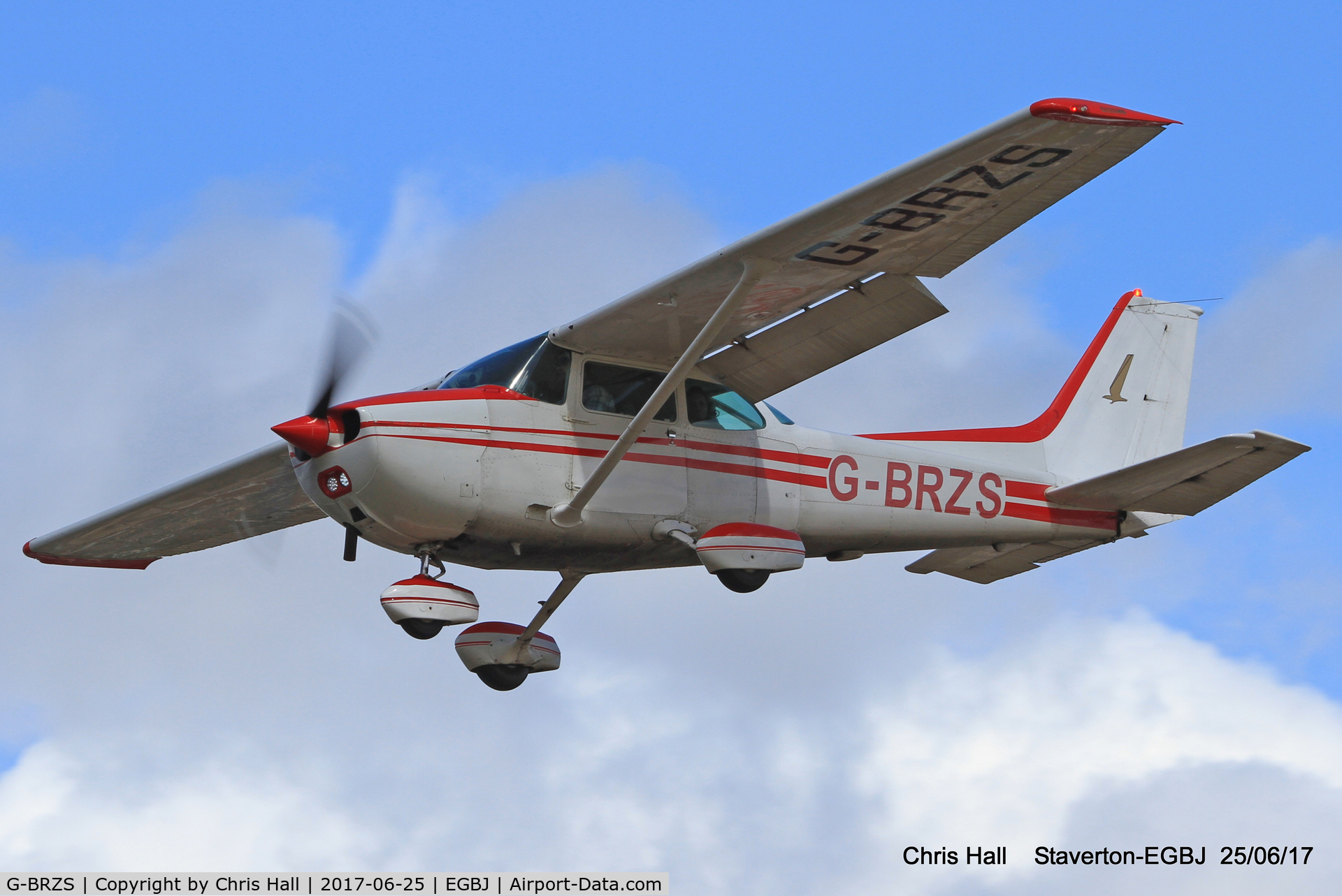 G-BRZS, 1981 Cessna 172P C/N 172-75004, Project Propeller at Staverton