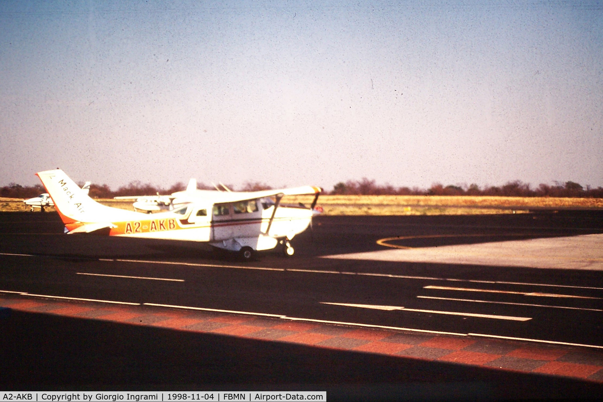 A2-AKB, 1972 Cessna U206F Stationair Stationair C/N U20601889, Maun Airfield - November 1998