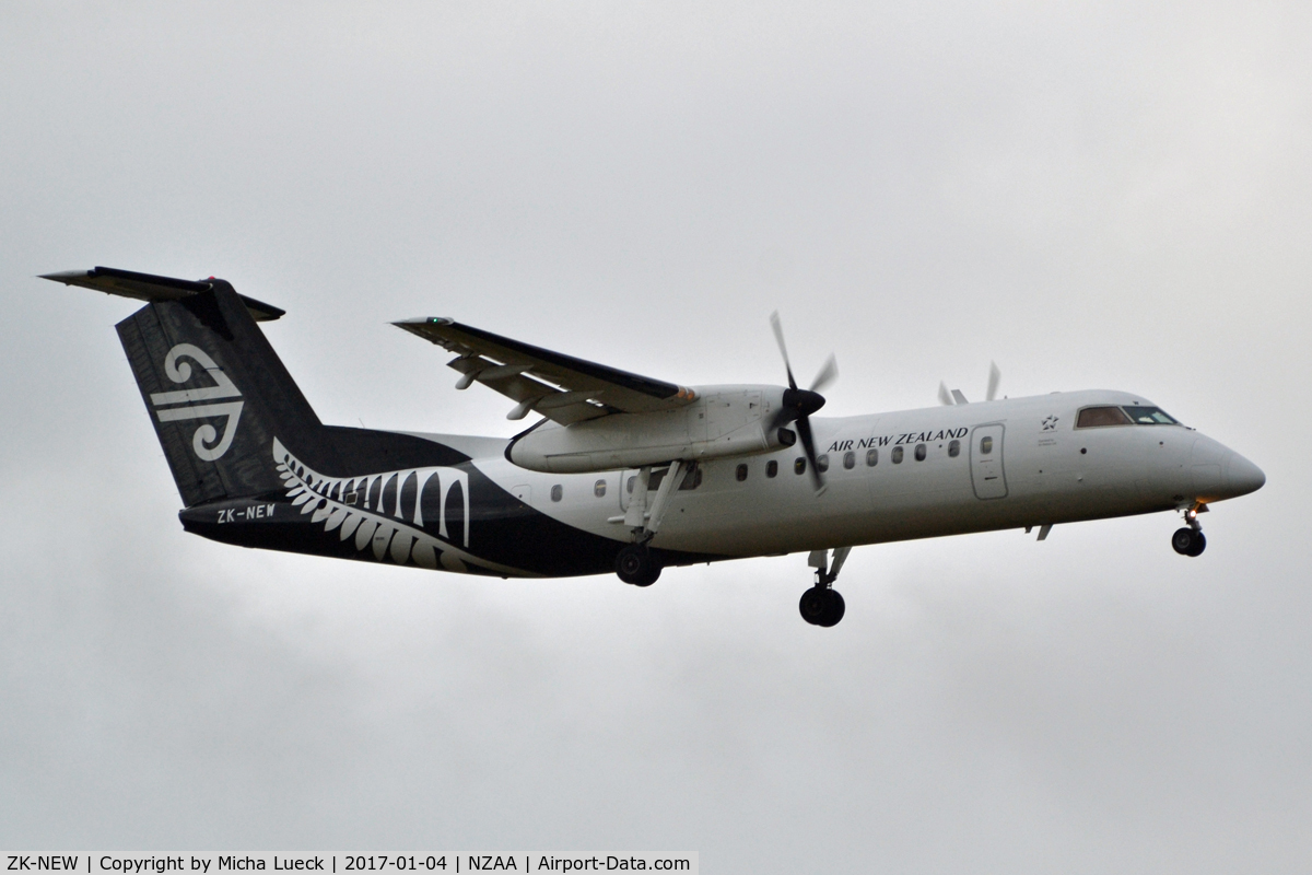 ZK-NEW, 2007 De Havilland Canada DHC-8-311Q Dash 8 C/N 648, At Auckland