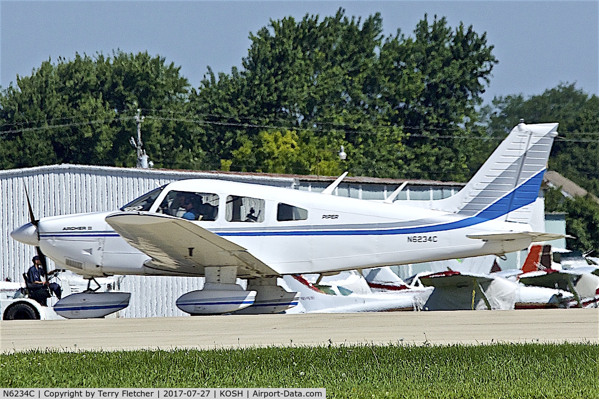 N6234C, 1978 Piper PA-28-181 Archer C/N 28-7890349, At 2017 EAA AirVenture at Oshkosh
