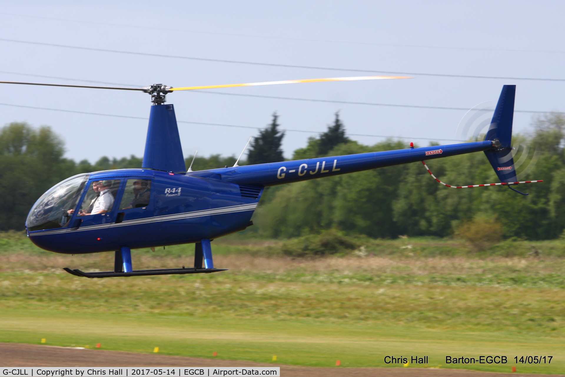 G-CJLL, 2007 Robinson R44 Raven II C/N 11588, at Barton