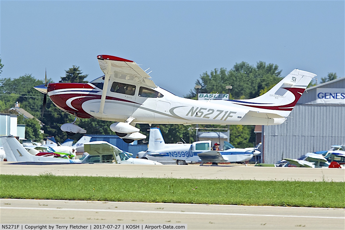 N5271F, Cessna T182T Turbo Skylane C/N T18208983, At 2017 EAA AirVenture at Oshkosh
