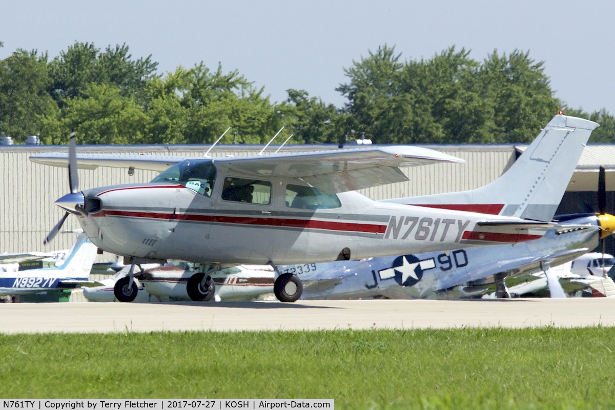 N761TY, 1978 Cessna T210M Turbo Centurion C/N 21062516, At 2017 EAA AirVenture at Oshkosh