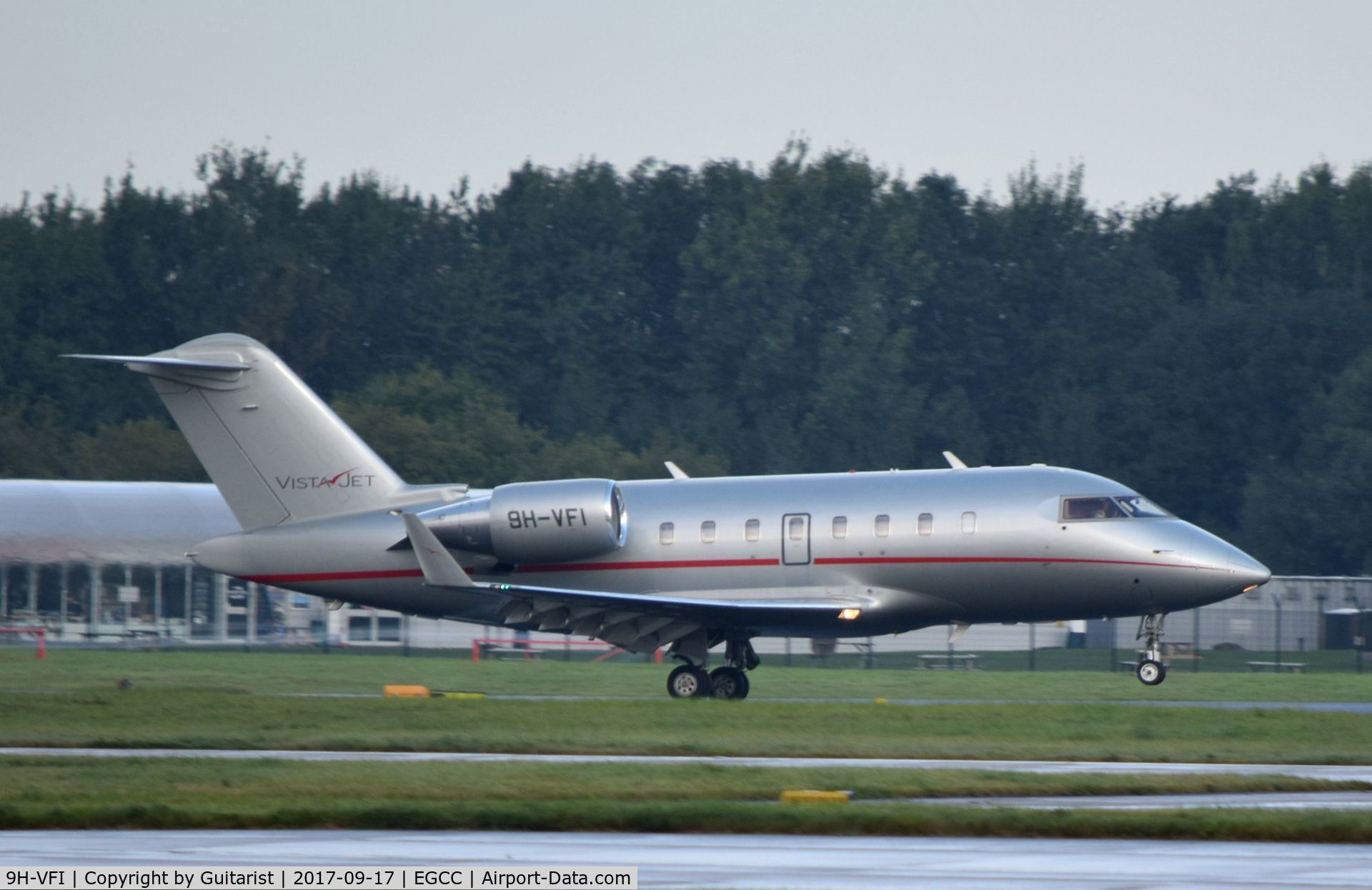 9H-VFI, 2015 Bombardier Challenger 605 (CL-600-2B16) C/N 5984, At Manchester
