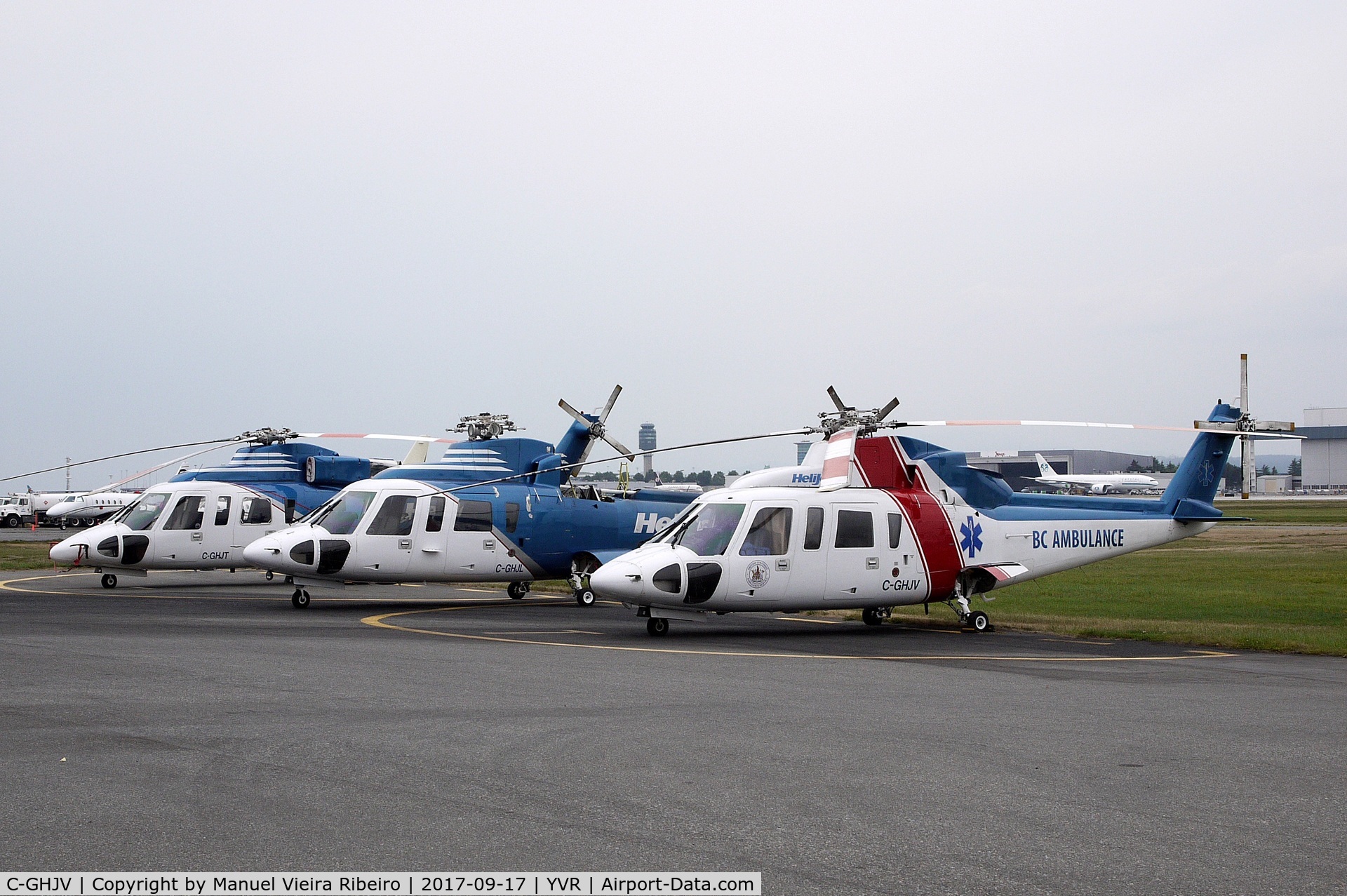 C-GHJV, 1981 Sikorsky S-76A C/N 760167, Helijet fleet at YVR