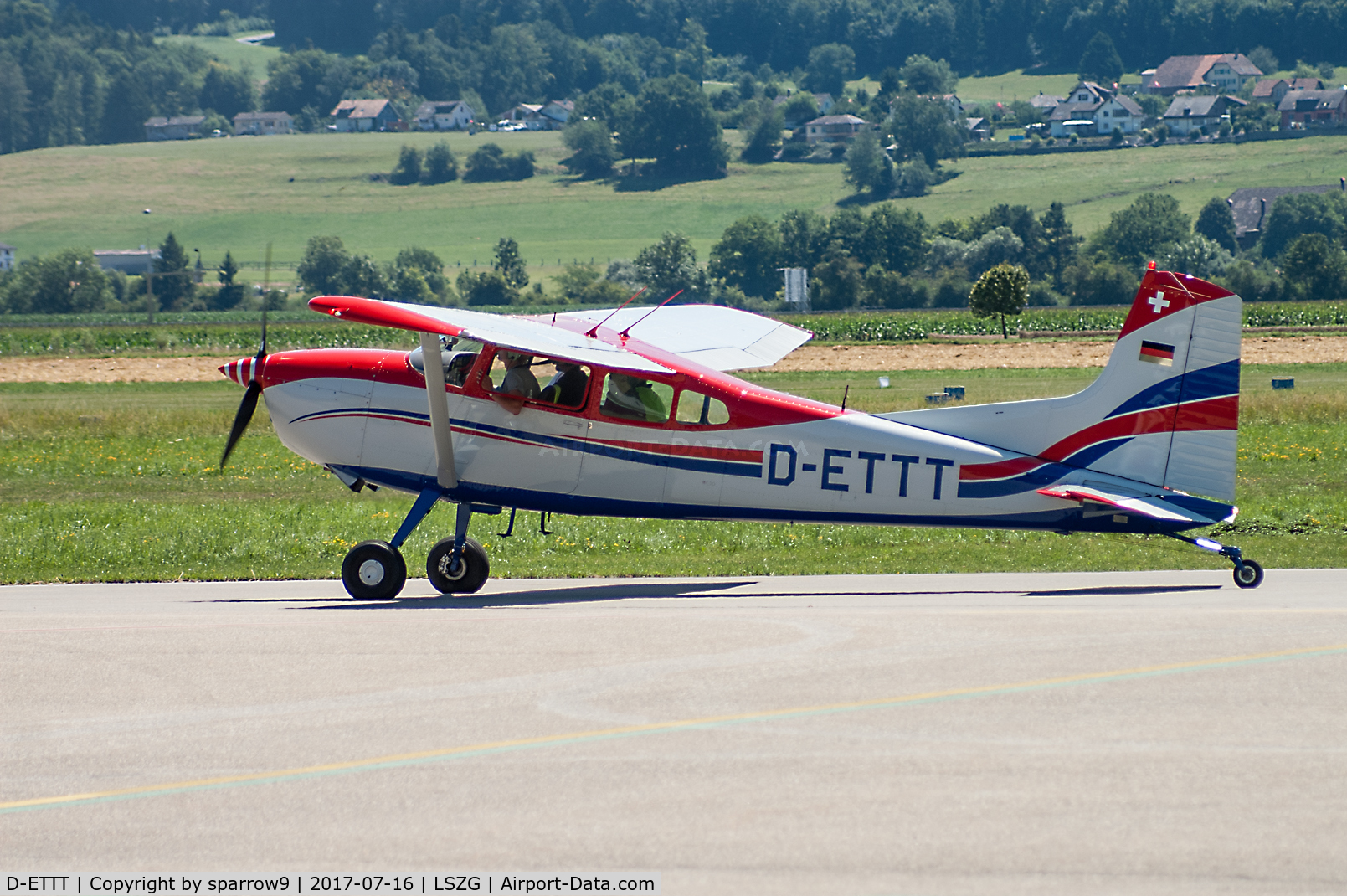 D-ETTT, 1980 Cessna A185F Skywagon 185 C/N 185-04190, at Grenchen, based LSZP