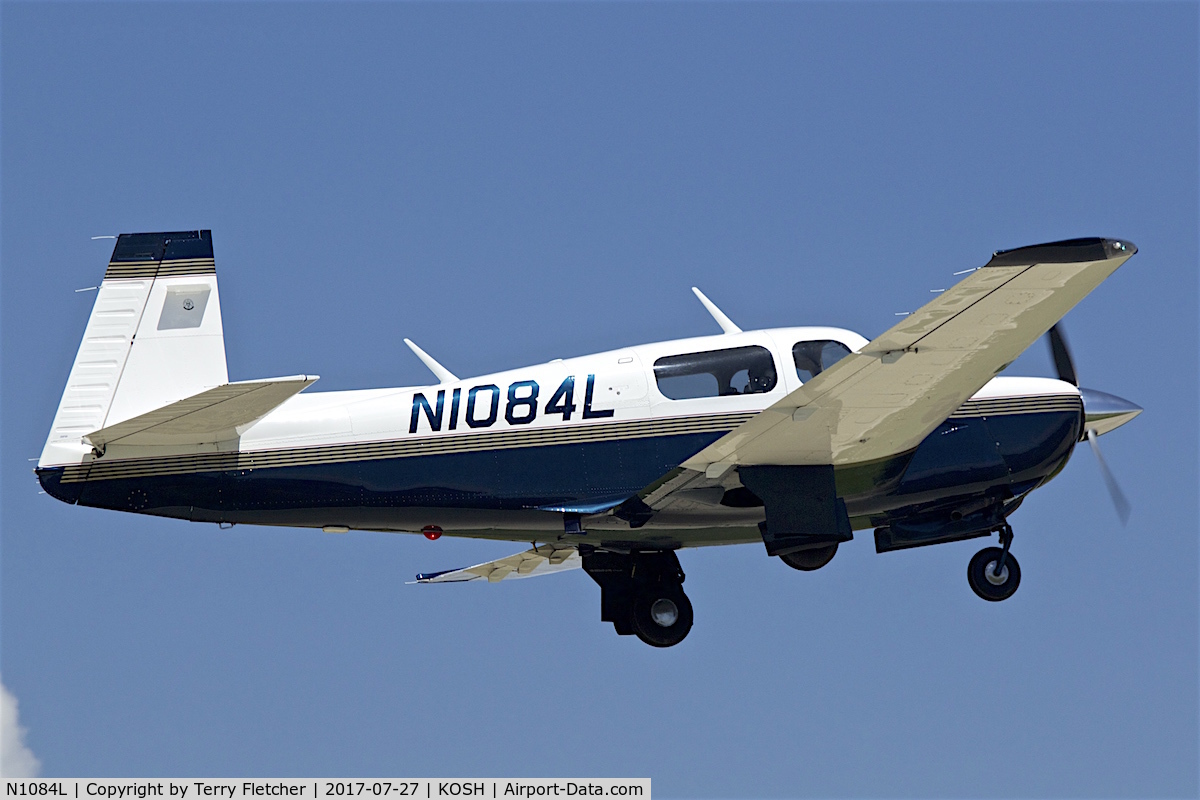 N1084L, 1996 Mooney M20J 201 C/N 24-3394, At 2017 EAA AirVenture at Oshkosh