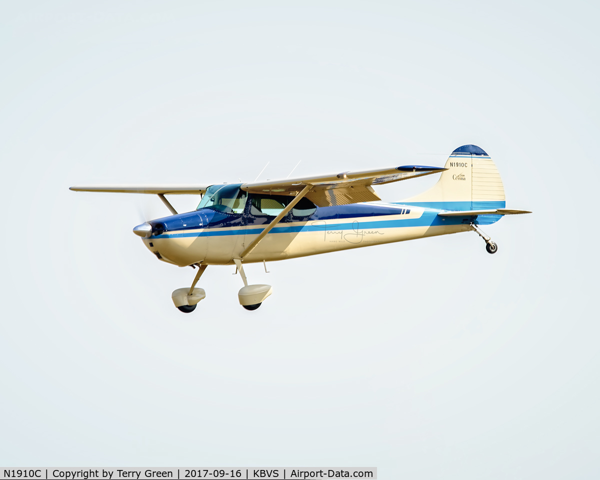 N1910C, 1953 Cessna 170B C/N 26055, KBVS