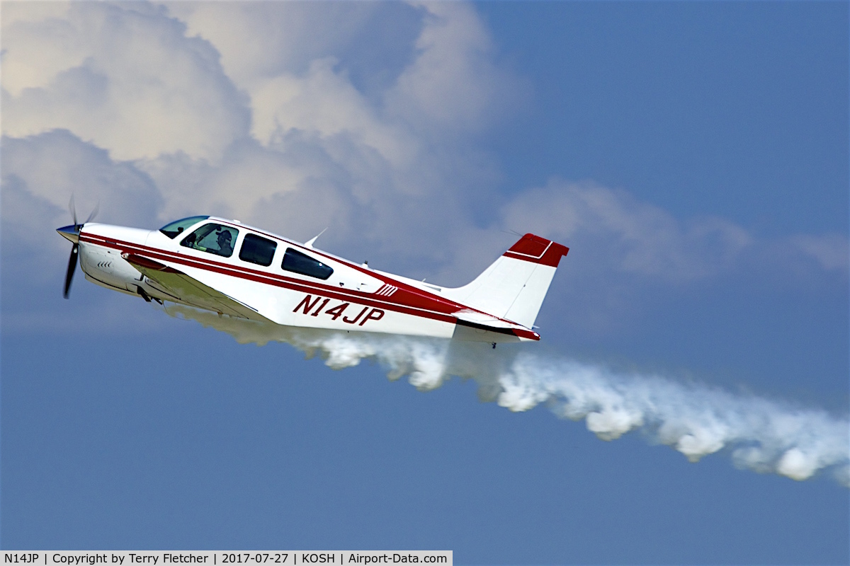 N14JP, 1986 Beech F33C Bonanza C/N CJ-177, At 2017 EAA AirVenture at Oshkosh