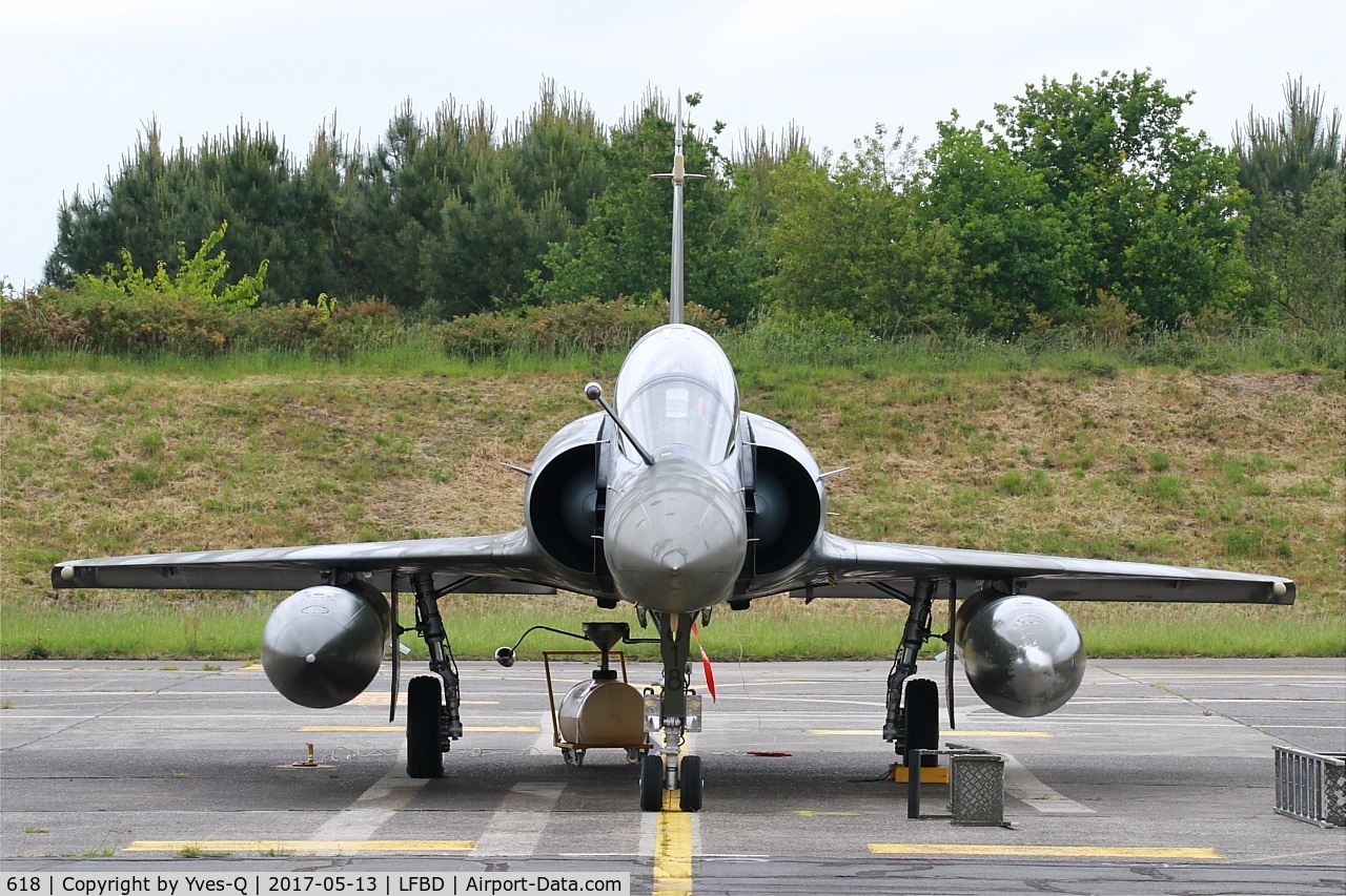 618, Dassault Mirage 2000D C/N 417, Dassault Mirage 2000D, Flight line, Bordeaux-Mérignac (LFBD-BOD) Open day 2017