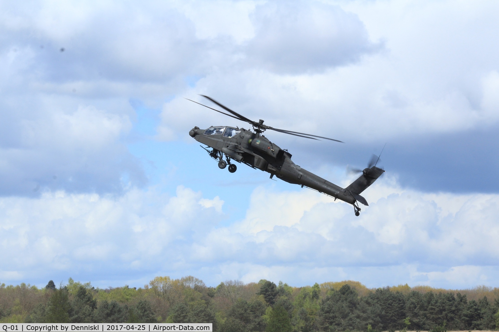 Q-01, Boeing AH-64DN Apache C/N DN001, At GLV-V, The Netherlands
