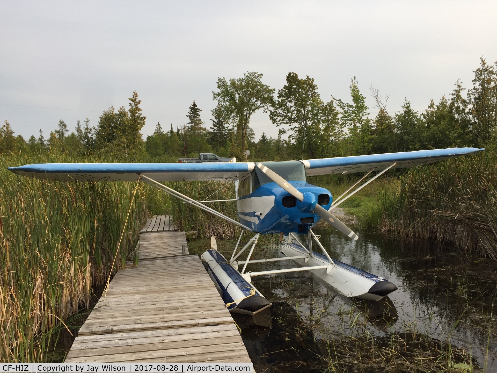 CF-HIZ, 1952 Piper PA-20S-135 Pacer C/N 20-877, CF-HIZ at Balsam Lake CKW7.