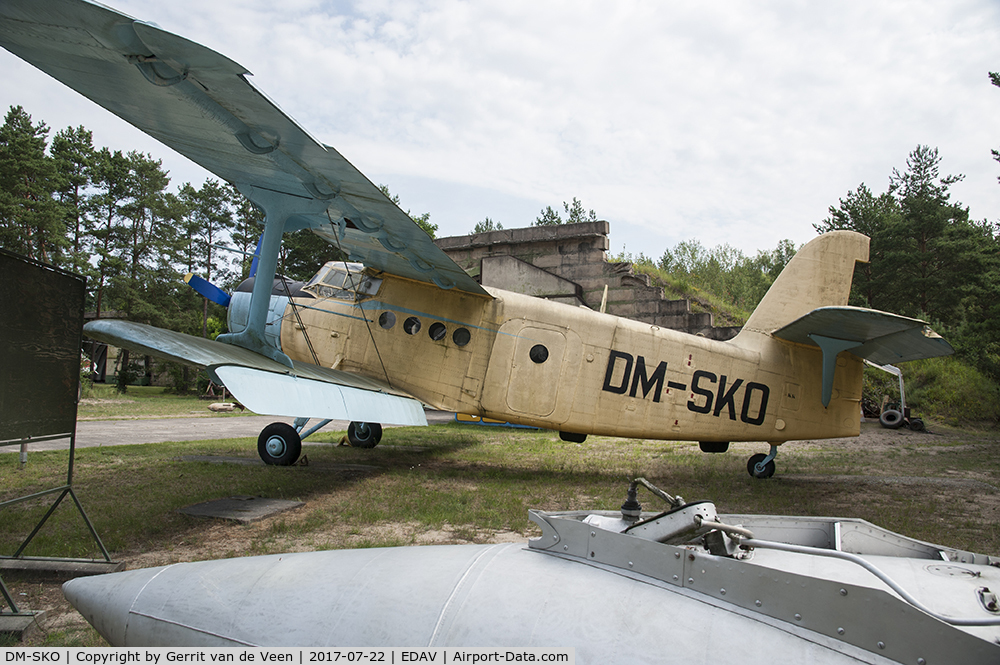DM-SKO, Antonov An-2 C/N 114616, This An-2T has cn 1G63-32 and is ex 05 RED RA-05825 ex SovAF. Taken at Finow Germany