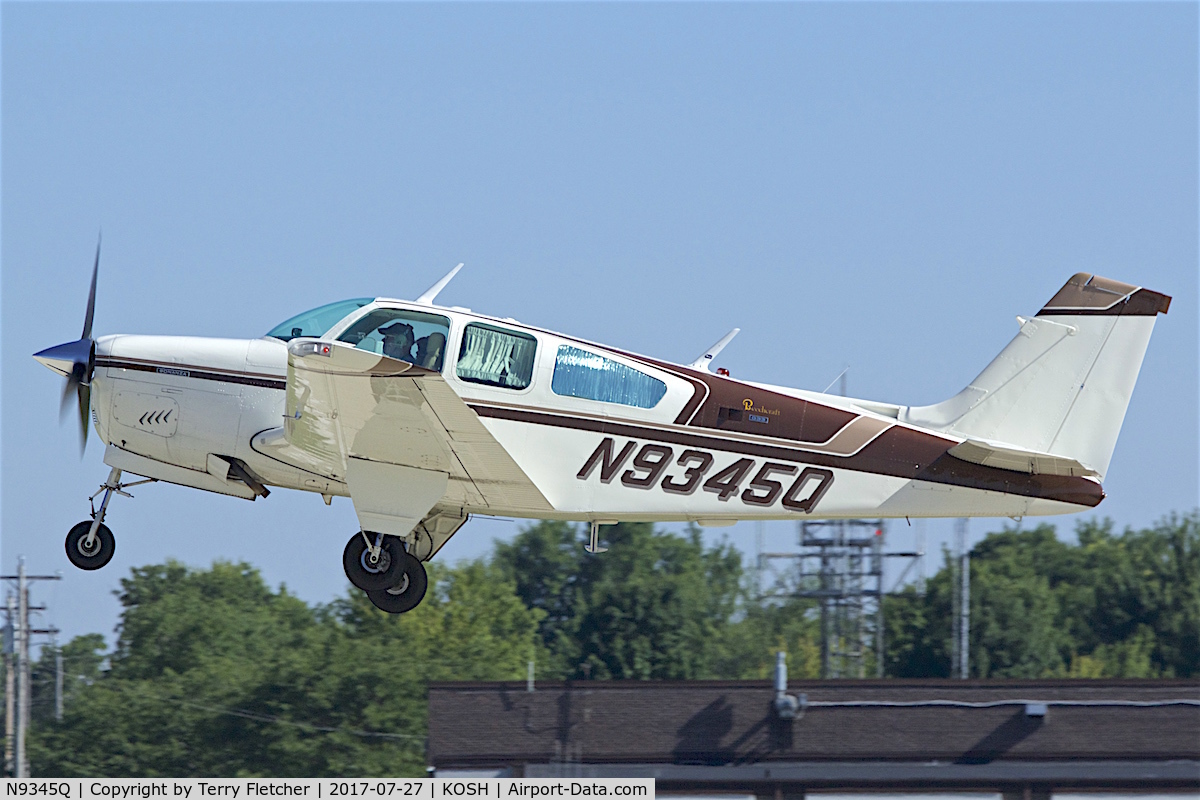 N9345Q, 1971 Beech G33 C/N CD-1269, At 2017 EAA AirVenture at Oshkosh