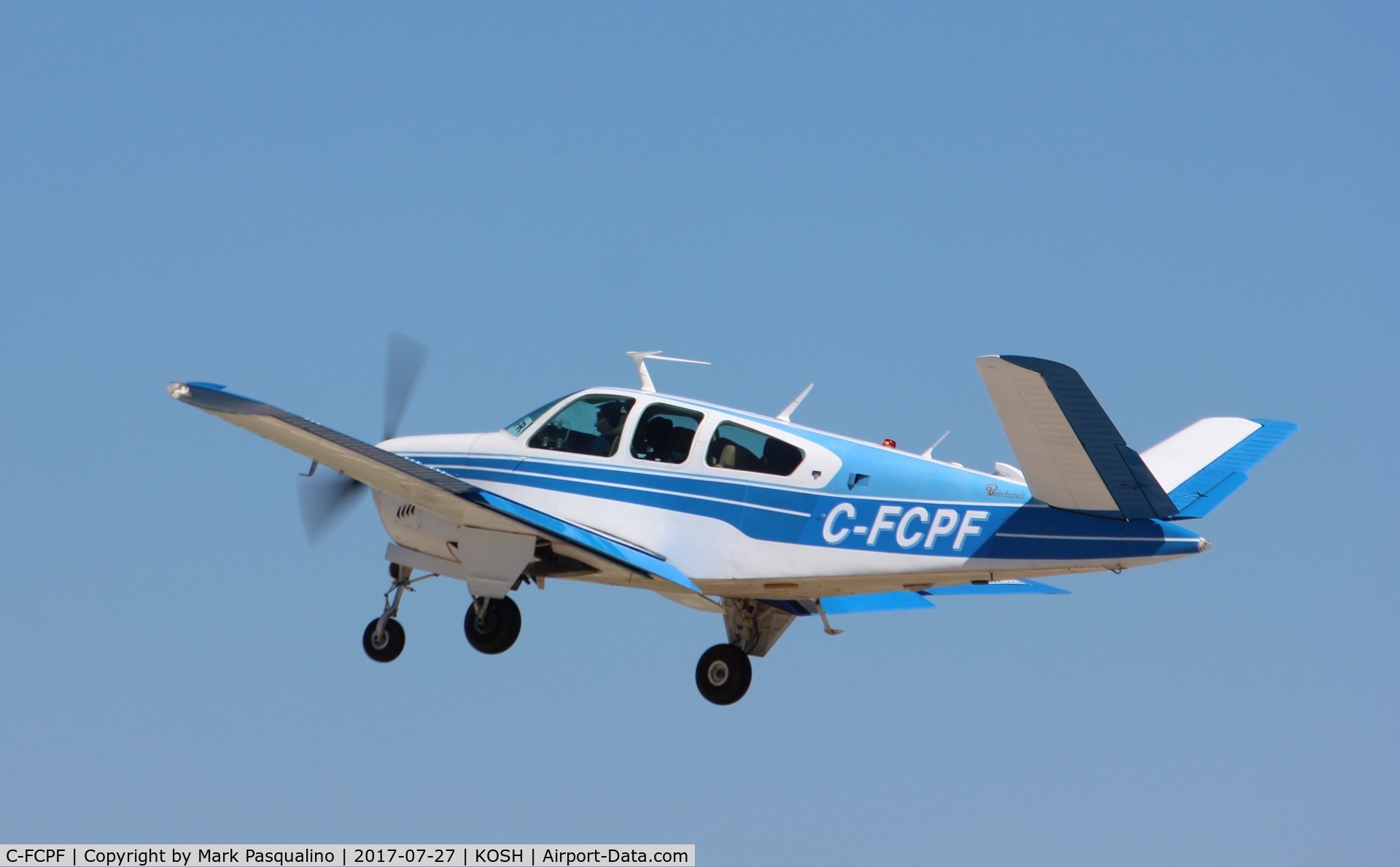 C-FCPF, 1977 Beech V35B Bonanza C/N D-10022, Beech V35B