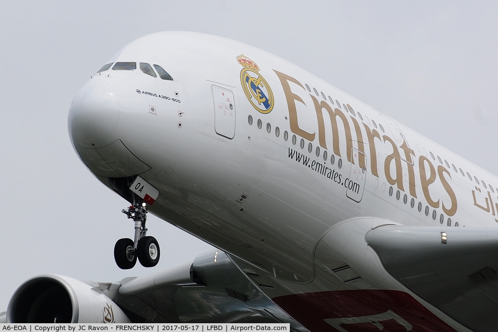 A6-EOA, 2014 Airbus A380-861 C/N 159, Emirates 