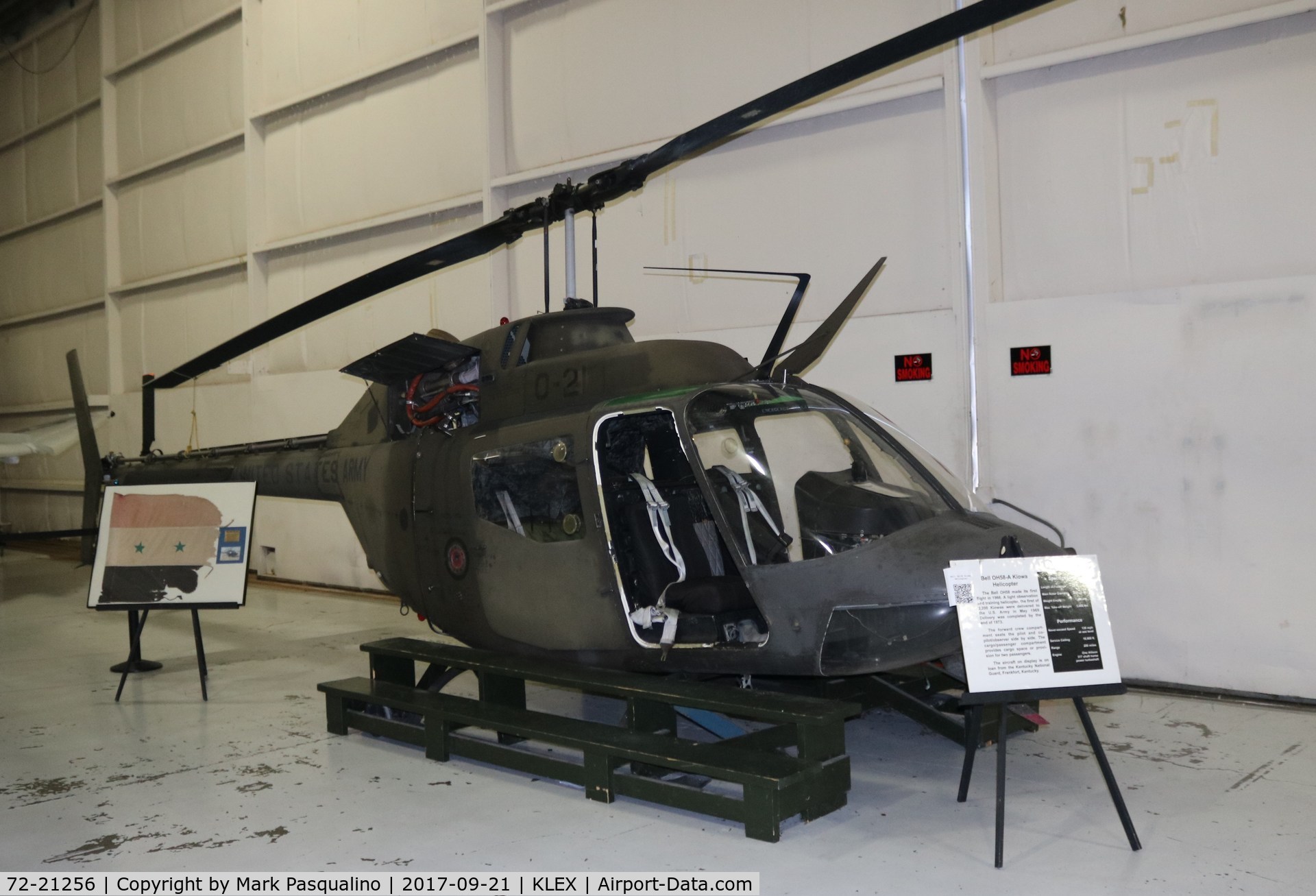 72-21256, 1972 Bell OH-58A Kiowa C/N 41922, Bell OH-58A