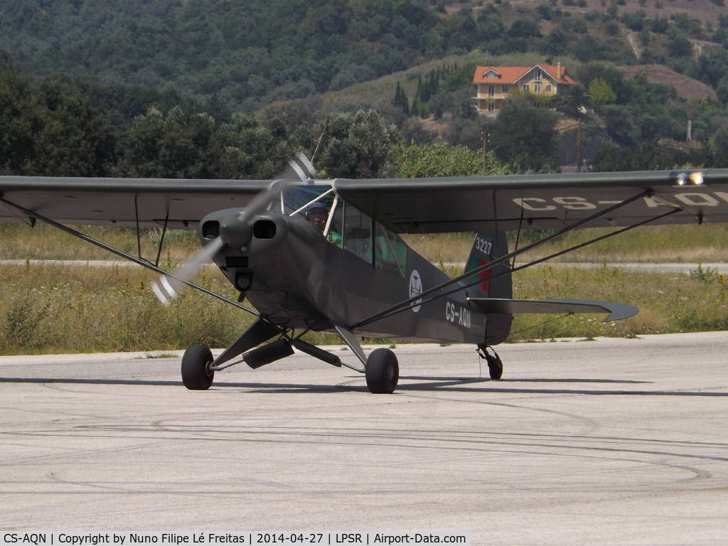 CS-AQN, Piper L-21B Super Cub (PA-18-135) C/N 18-7723, Taxiing to the ramp.