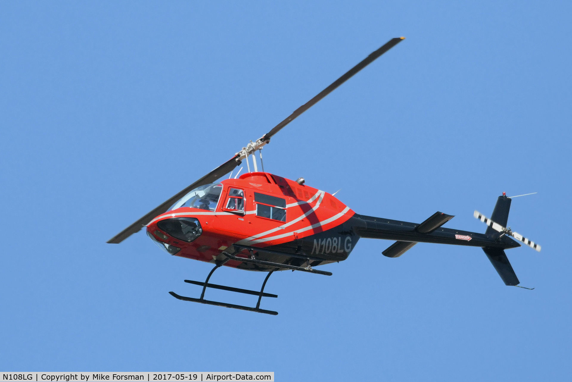 N108LG, 1998 Bell 206B JetRanger III C/N 4481, In flight over Round Mountain, Camarillo, CA