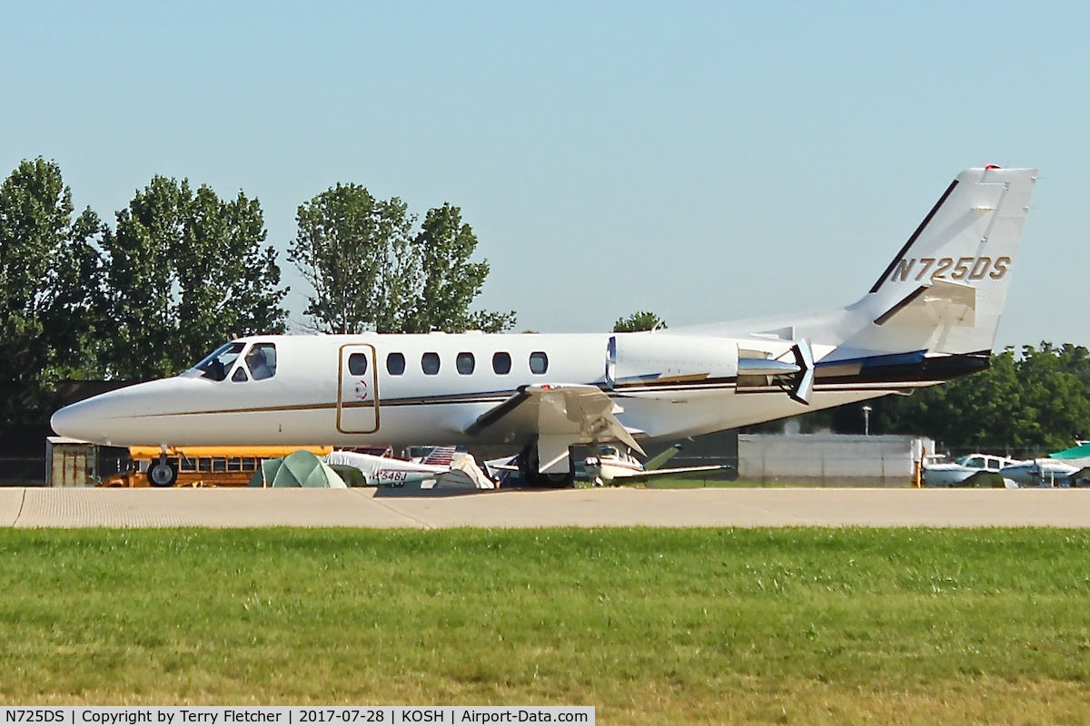 N725DS, 1997 Cessna 550 C/N 550-0822, At 2017 EAA AirVenture at Oshkosh