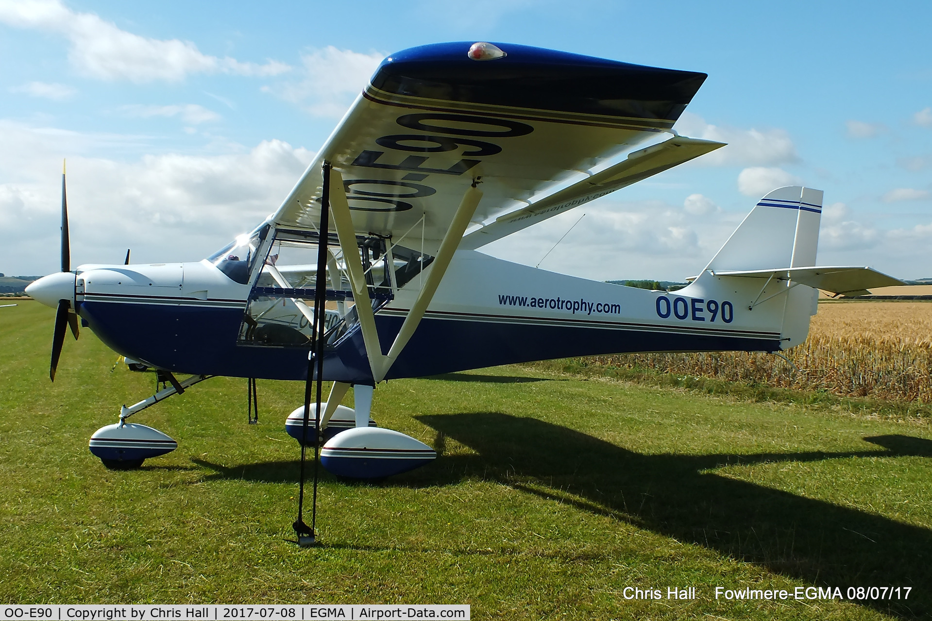 OO-E90, 2005 Aeropro Eurofox C/N 17005, at Fowlmere