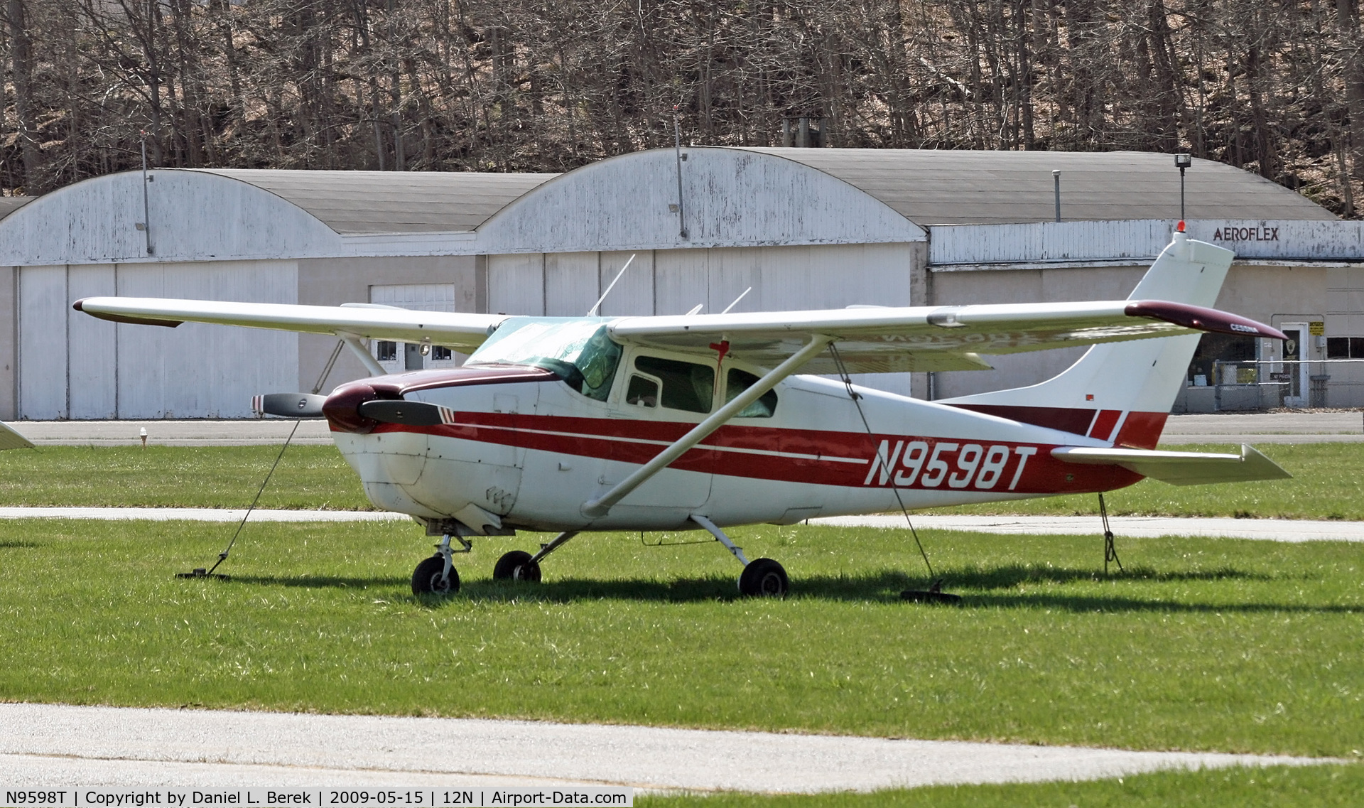 N9598T, 1960 Cessna 210 C/N 57398, Spotted some time ago at Aeroflex Andover.