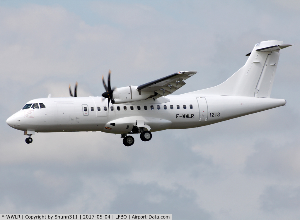 F-WWLR, 2016 ATR 42-600 C/N 1213, C/N 1213 - For Nordic Aviation Capital...