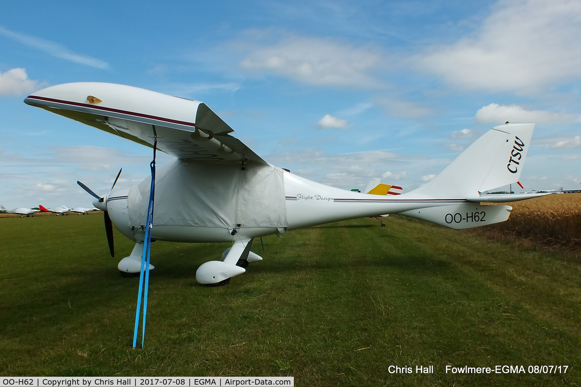 OO-H62, 2006 Flight Design CTSW C/N 06-03-03, at Fowlmere