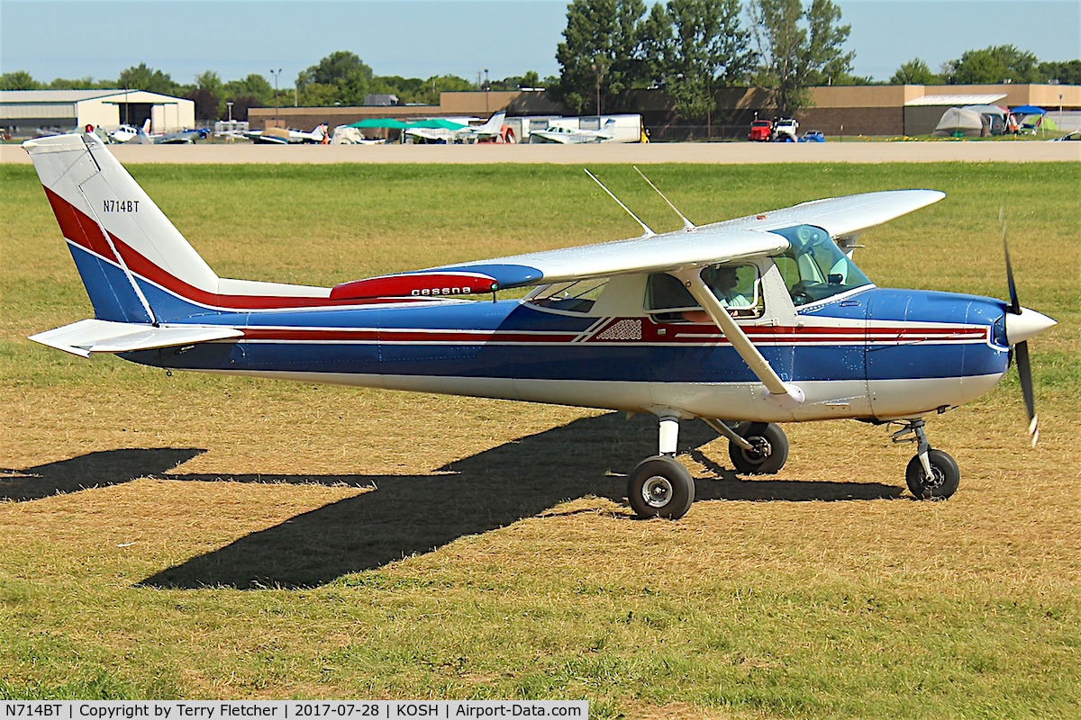 N714BT, 1976 Cessna 150M C/N 15079056, At 2017 EAA AirVenture at Oshkosh