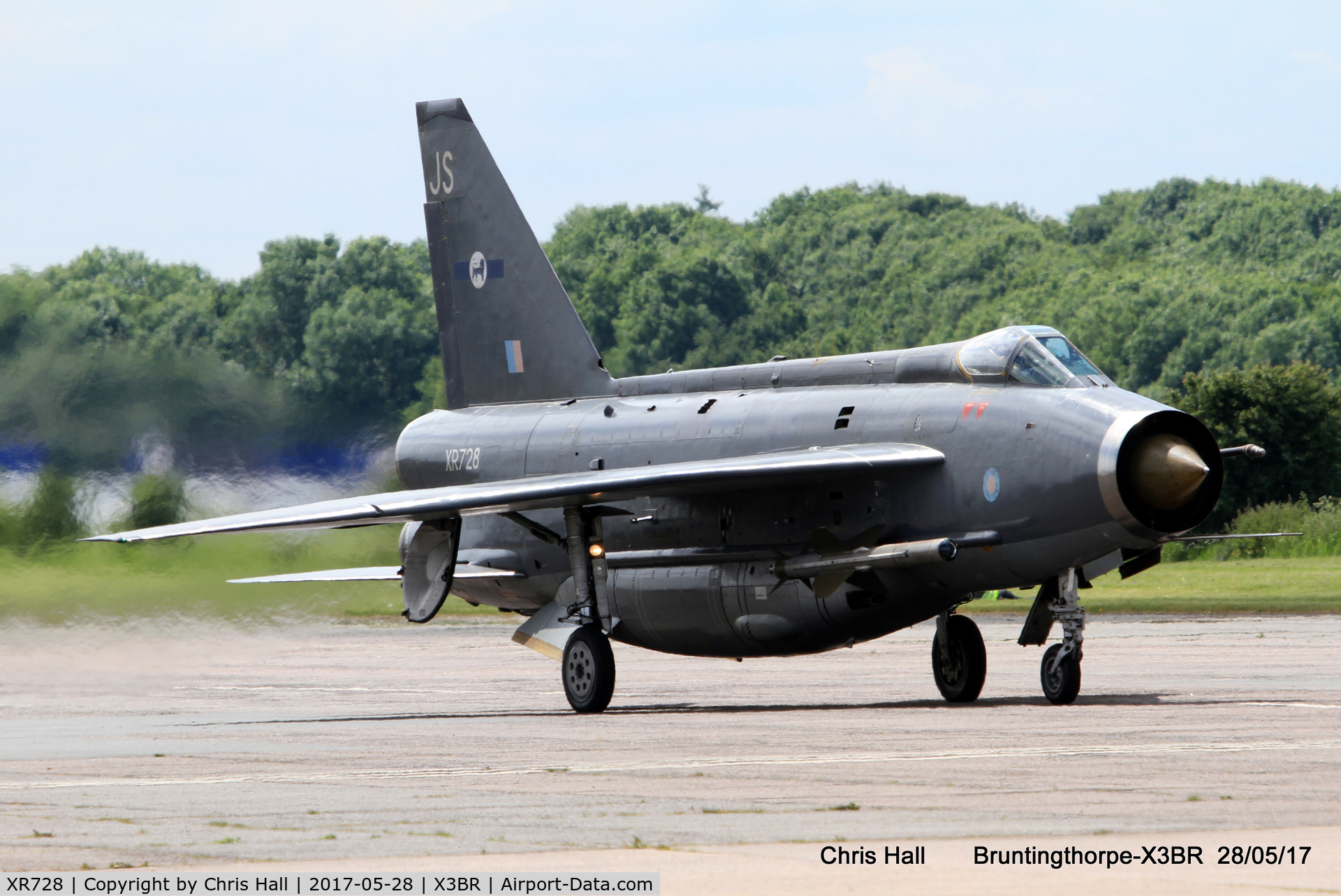 XR728, 1965 English Electric Lightning F.6 C/N 95213, Cold War Jets open day 2017