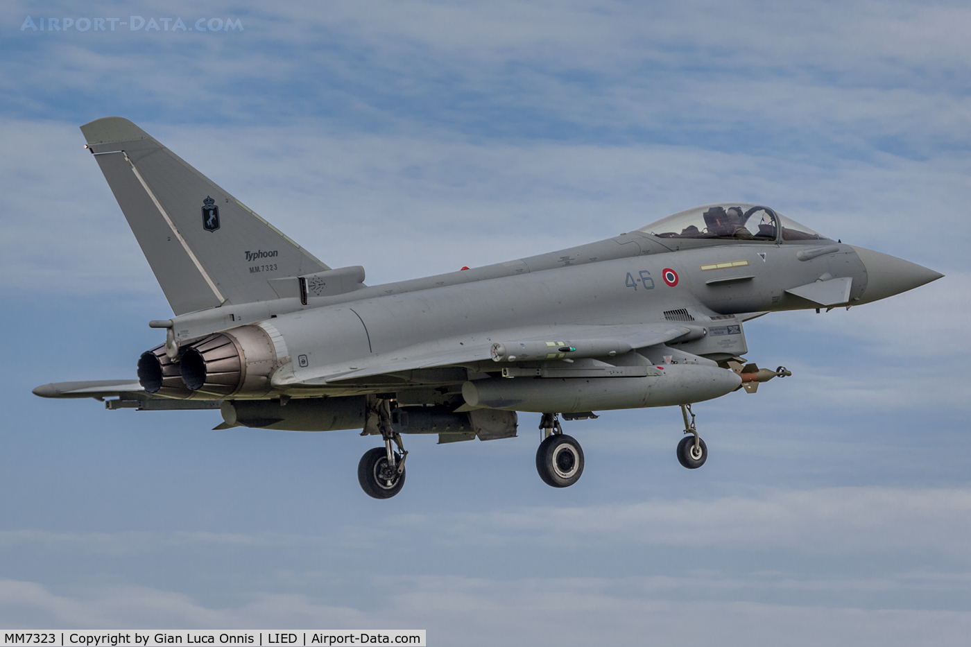 MM7323, Eurofighter EF-2000 Typhoon S C/N IS055, FLIGHT TEST GBU