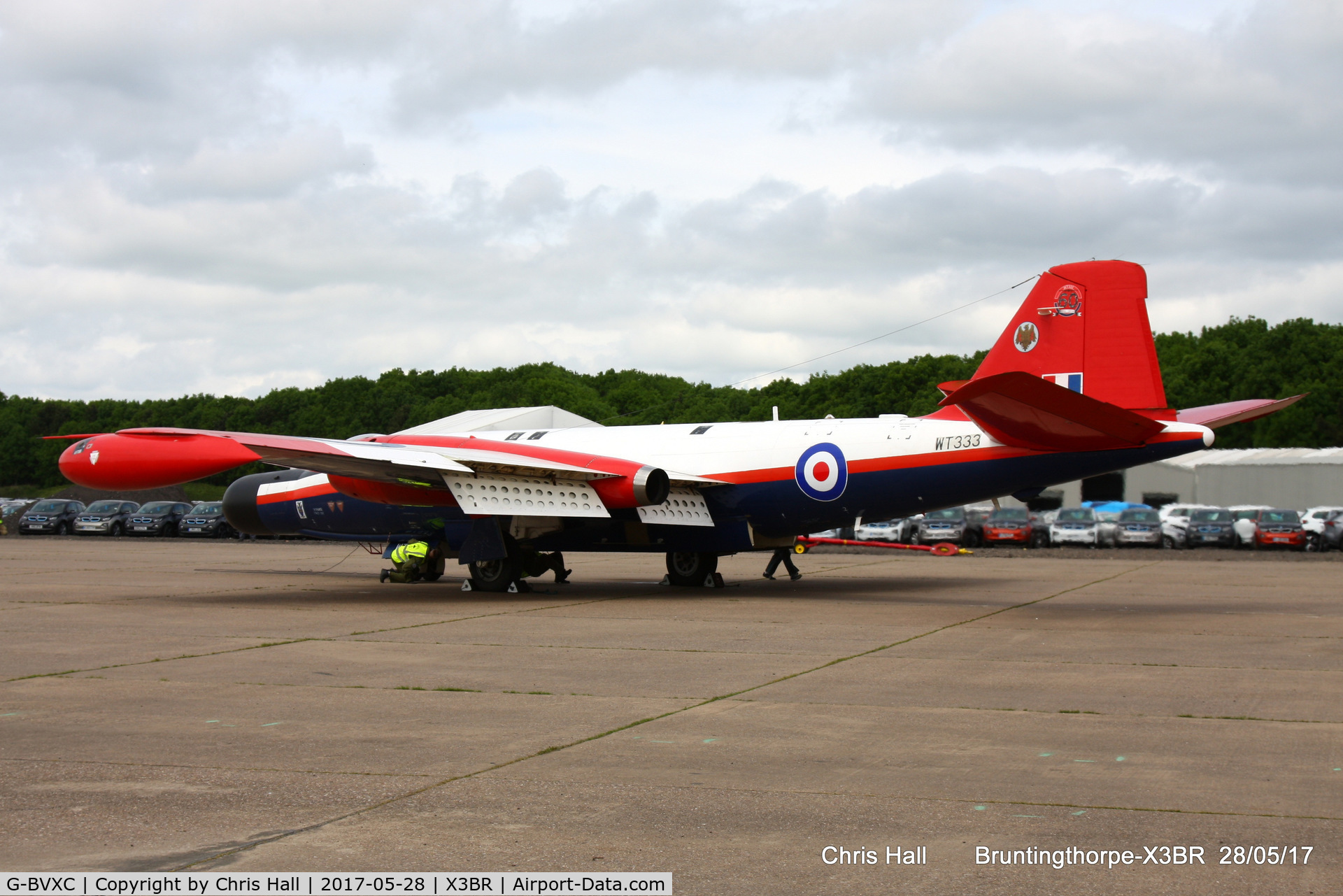 G-BVXC, 1956 English Electric Canberra B(I)8/B.6 Mod C/N EEP71470, Cold War Jets open day 2017