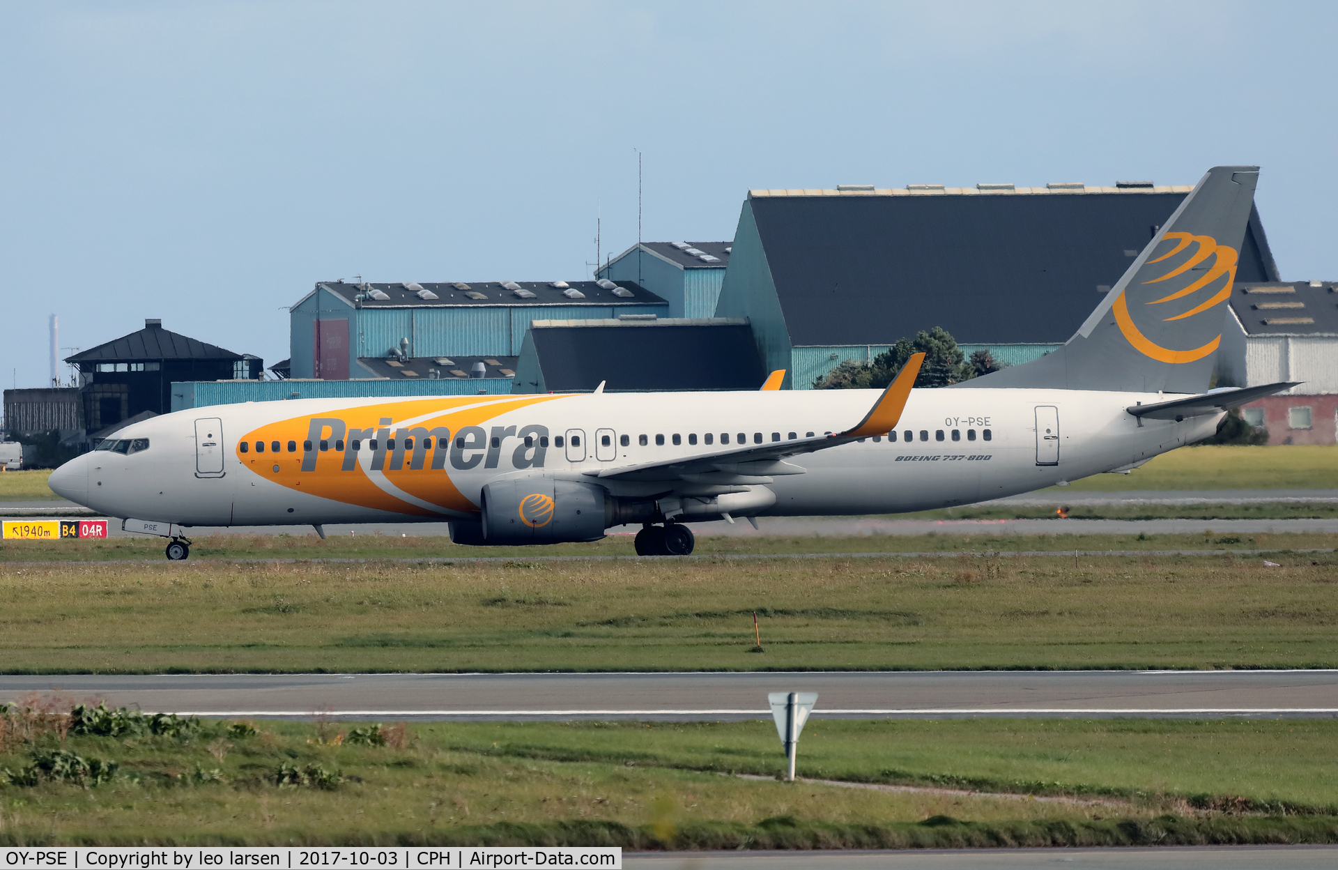 OY-PSE, 2000 Boeing 737-809 C/N 30664, Copenhagen 3.10.2017