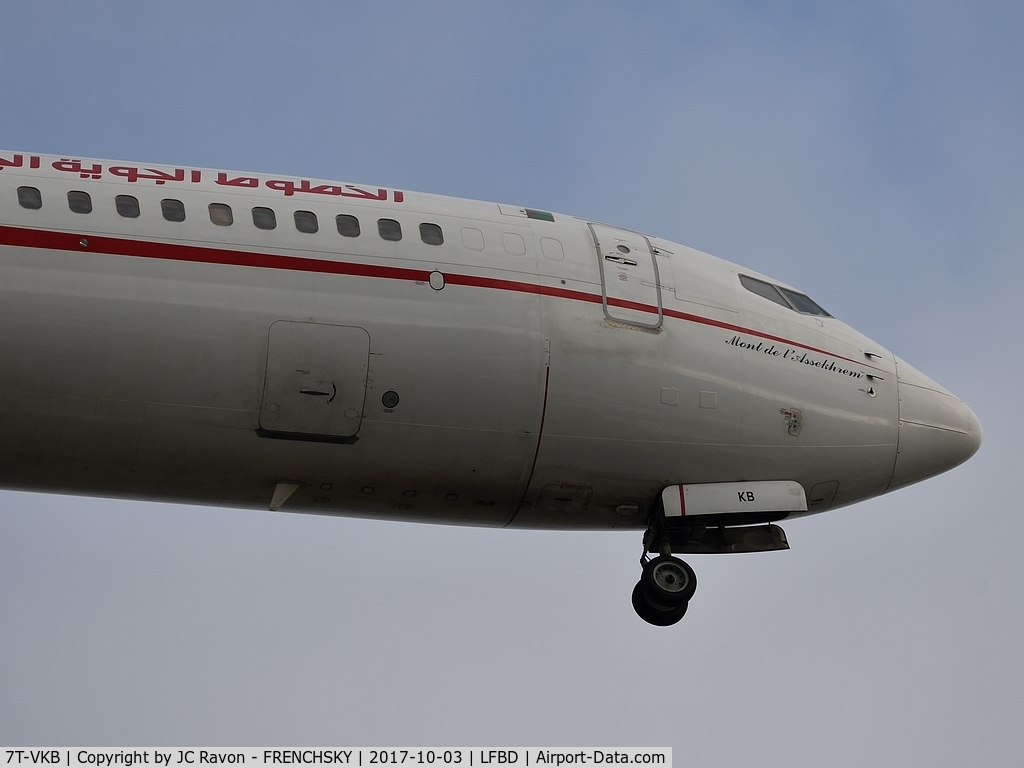 7T-VKB, 2005 Boeing 737-8D6 C/N 34165, Air Algerie 