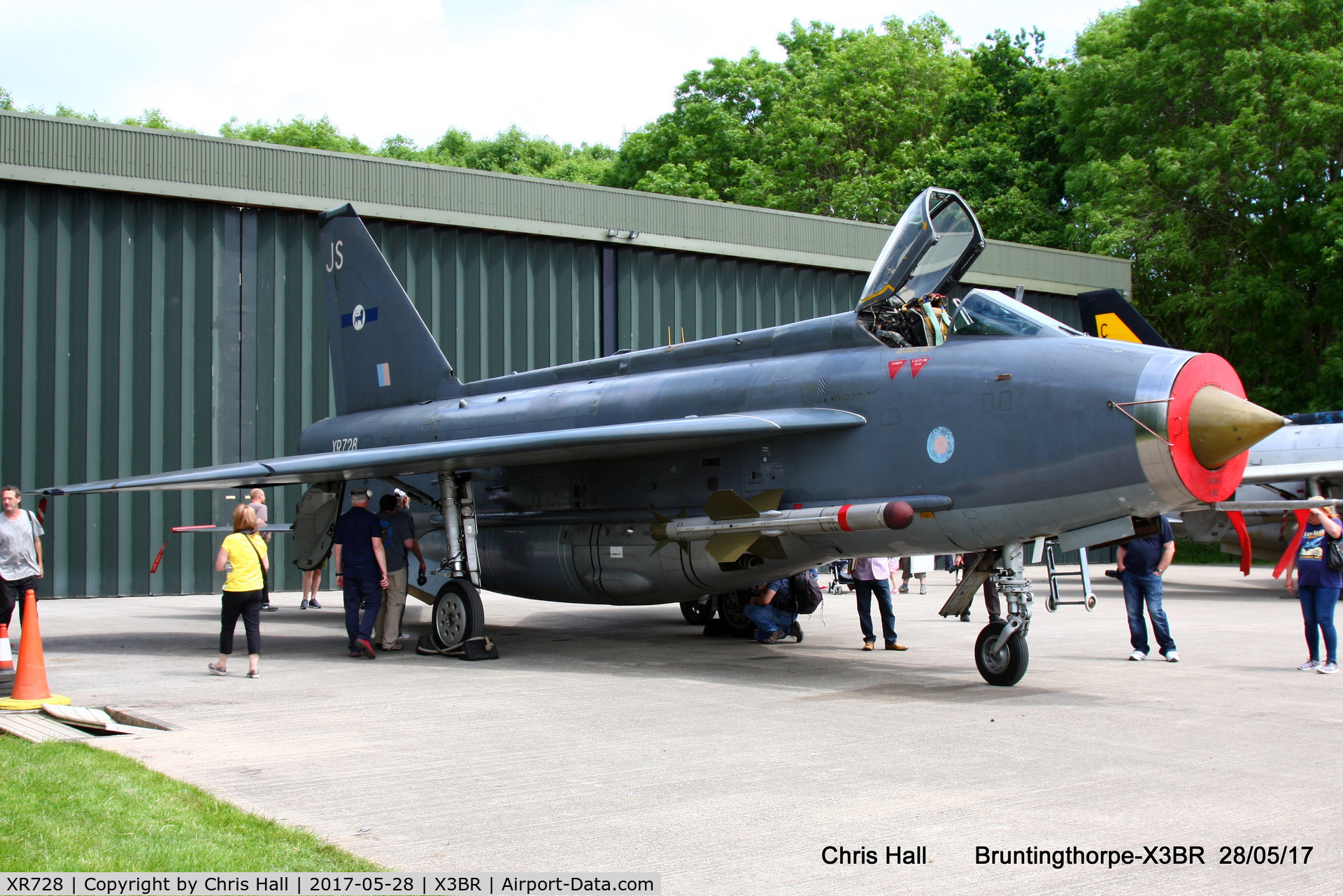 XR728, 1965 English Electric Lightning F.6 C/N 95213, Cold War Jets open day 2017