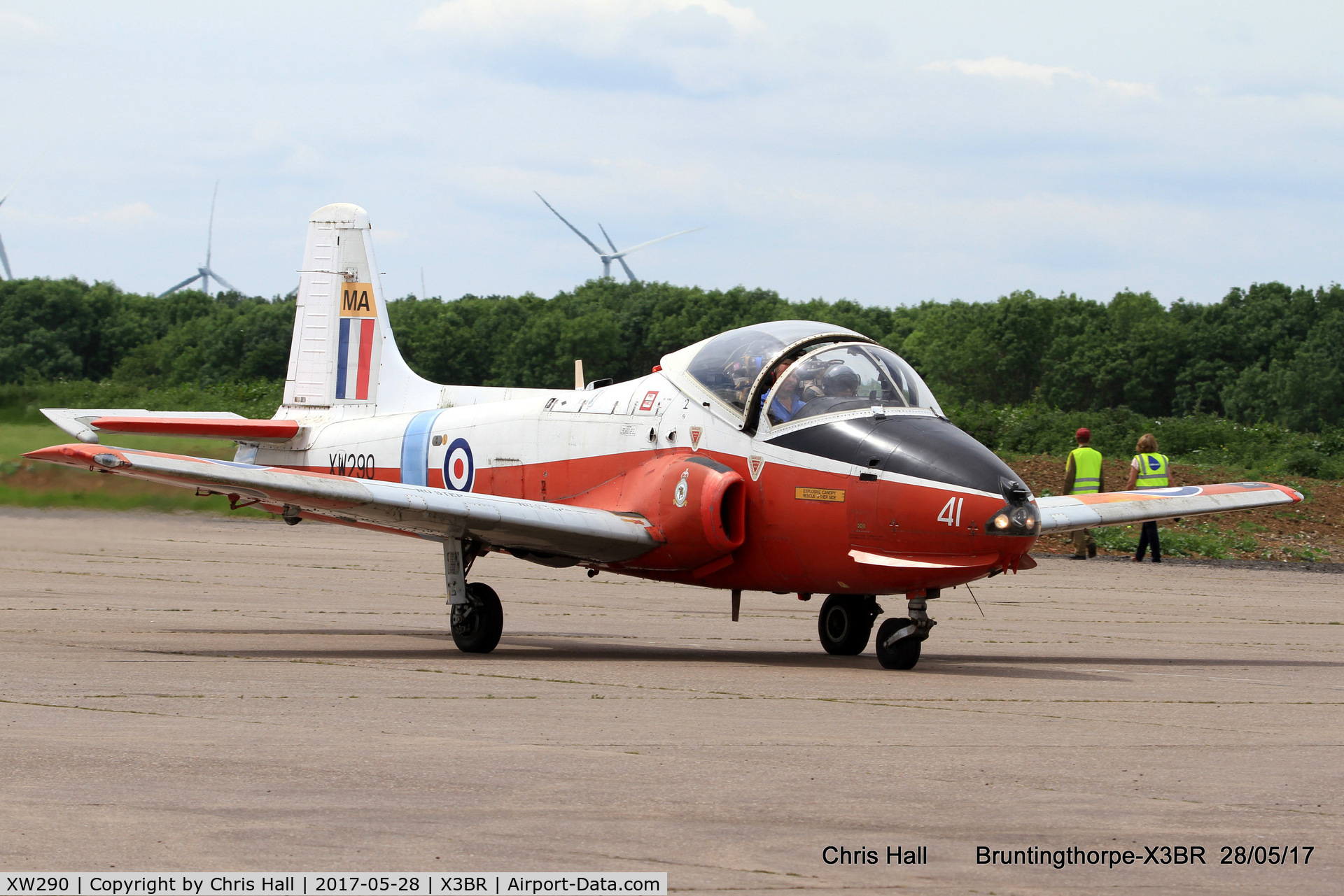 XW290, 1969 BAC 84 Jet Provost T.5A C/N EEP/JP/954, Cold War Jets open day 2017