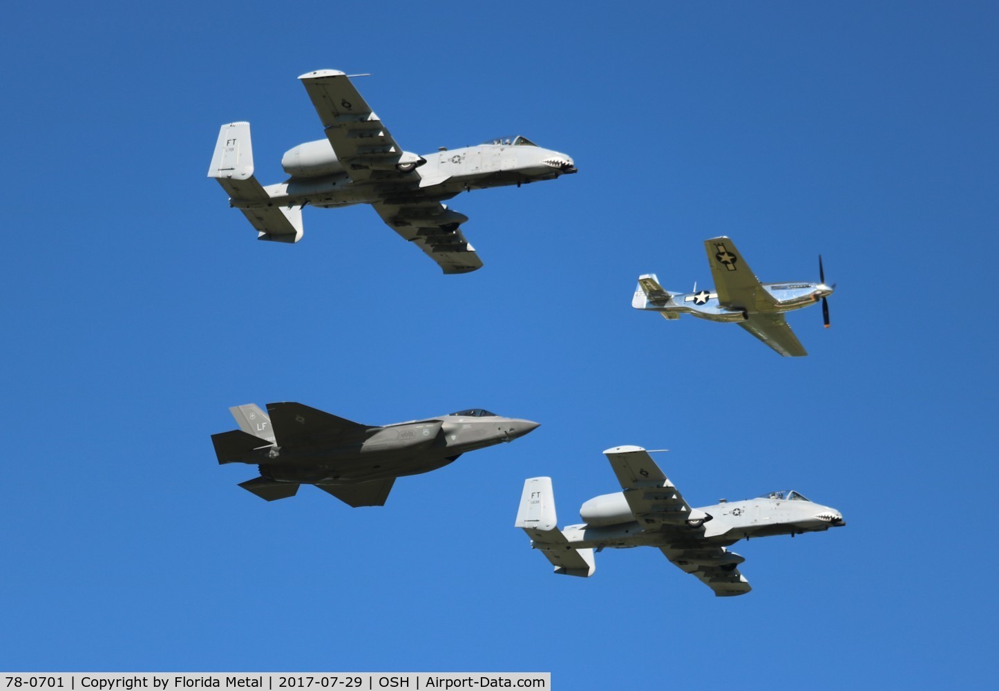 78-0701, 1978 Fairchild Republic A-10C Thunderbolt II C/N A10-0321, Heritage flight