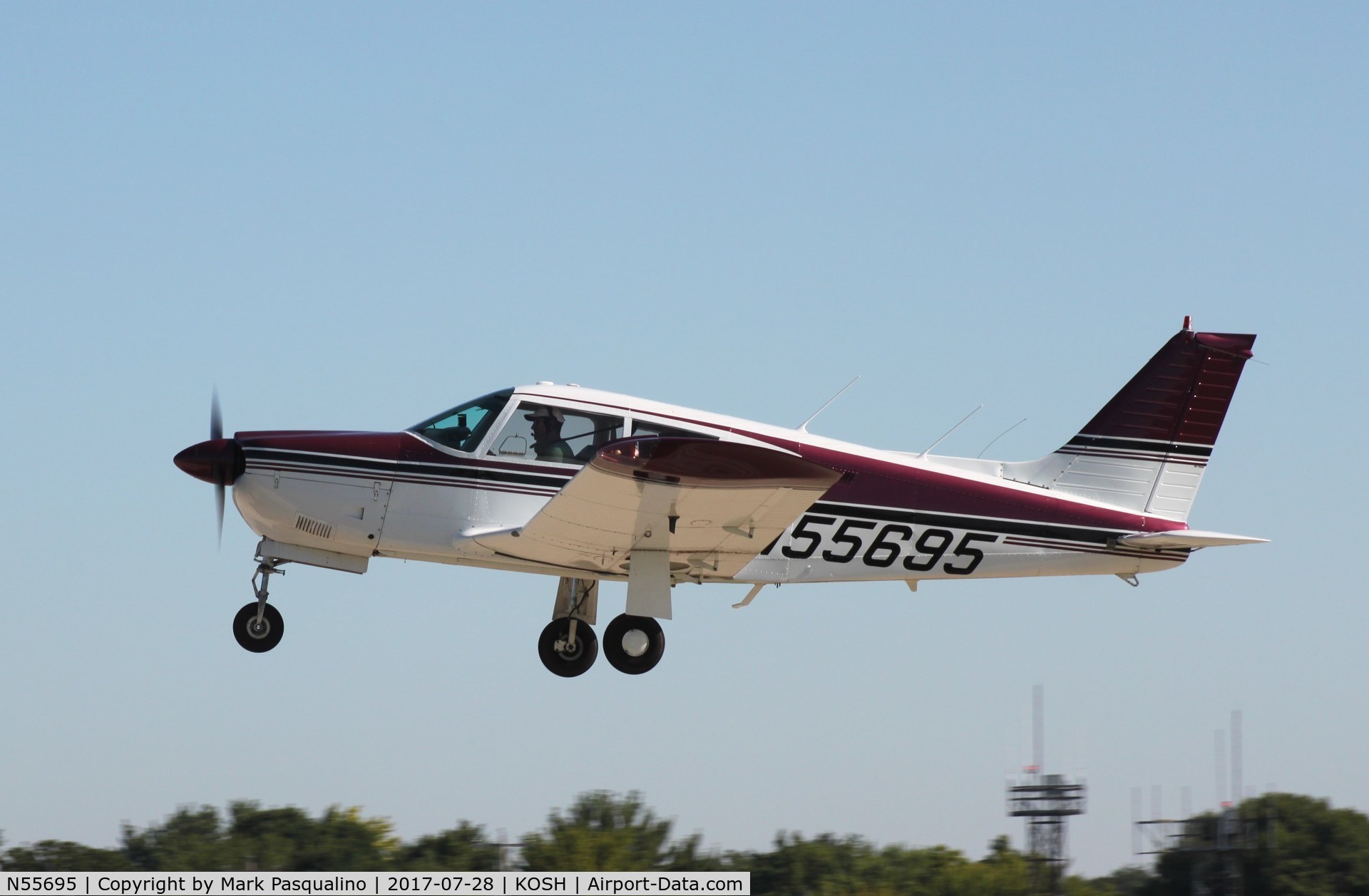 N55695, 1973 Piper PA-28R-200 Cherokee Arrow C/N 28R-7335273, Piper PA-28R-200